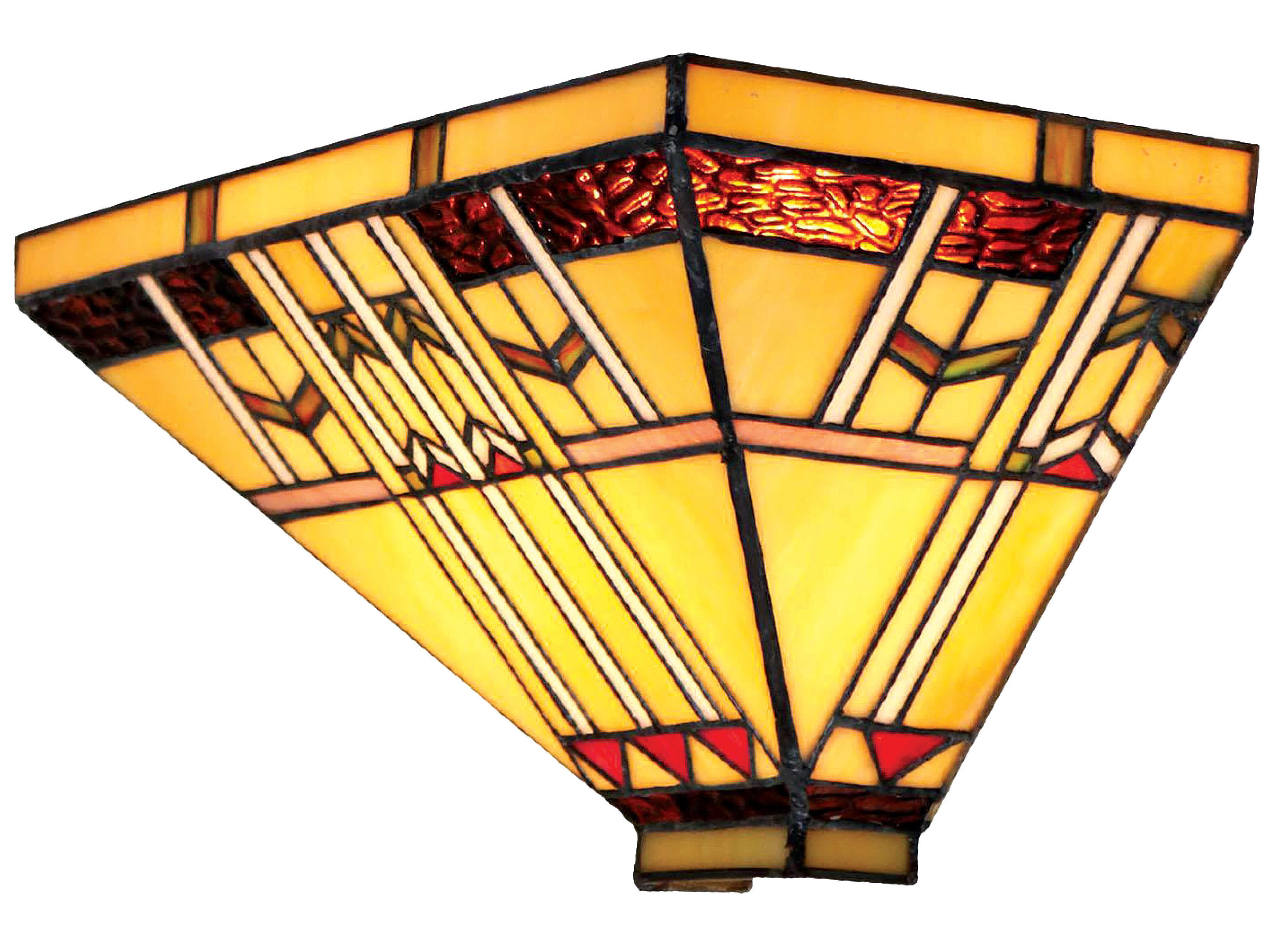 Prairie Peaks 1-Light Mahogany Bronze Wall Sconce