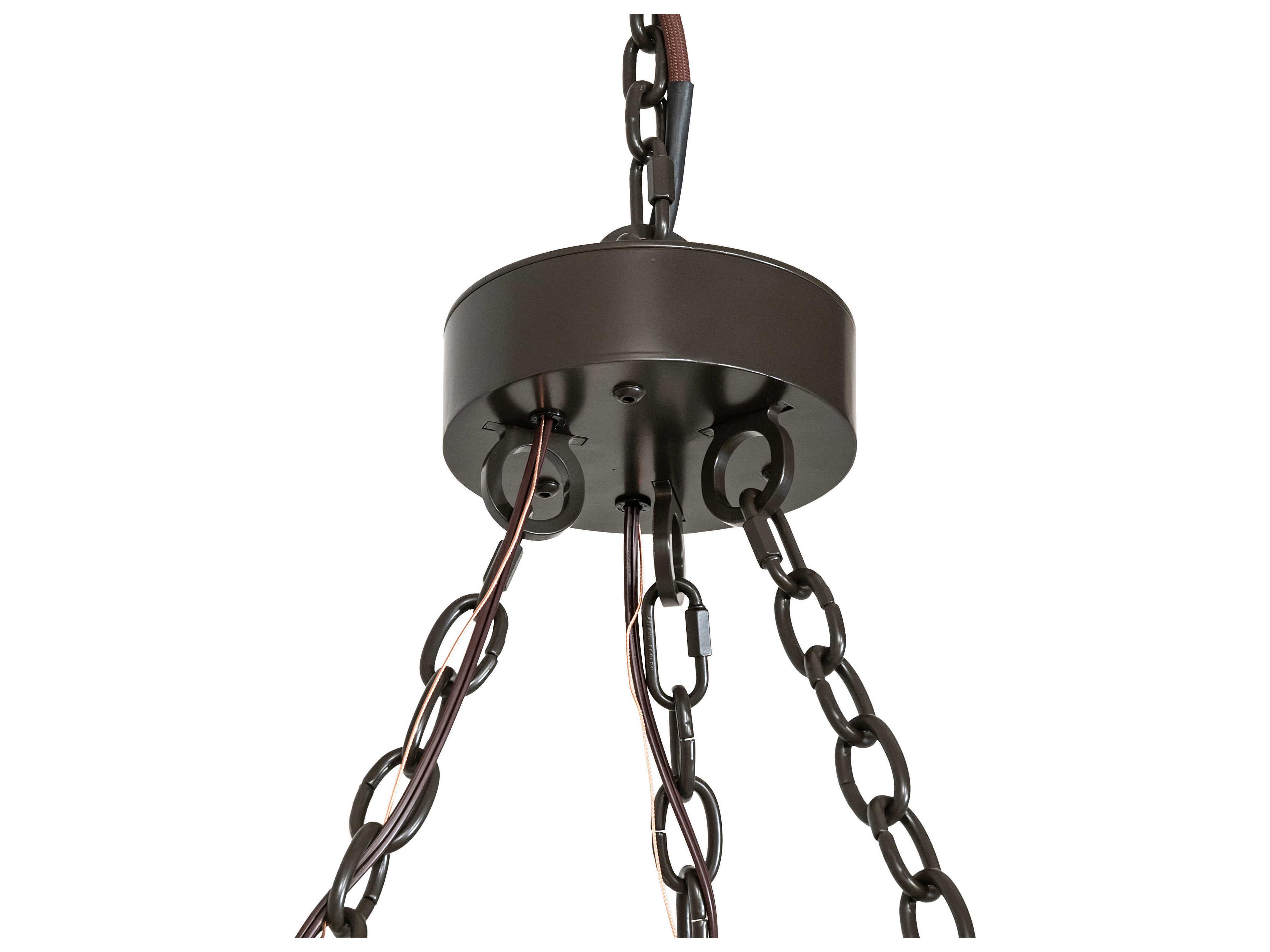 Meyda Loxley 24-Light Timeless Bronze Chandelier