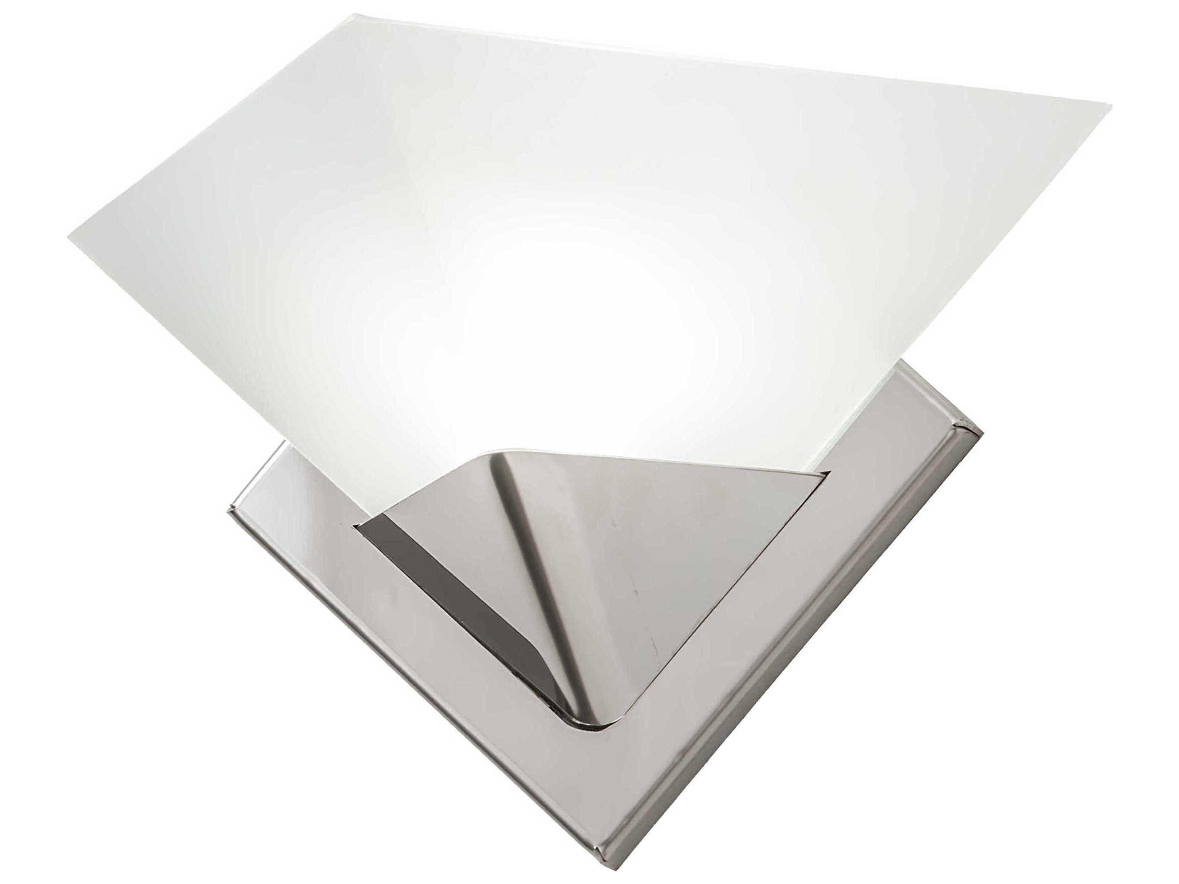 Tempe 1-Light Polished Stainless Steel Wall Sconce