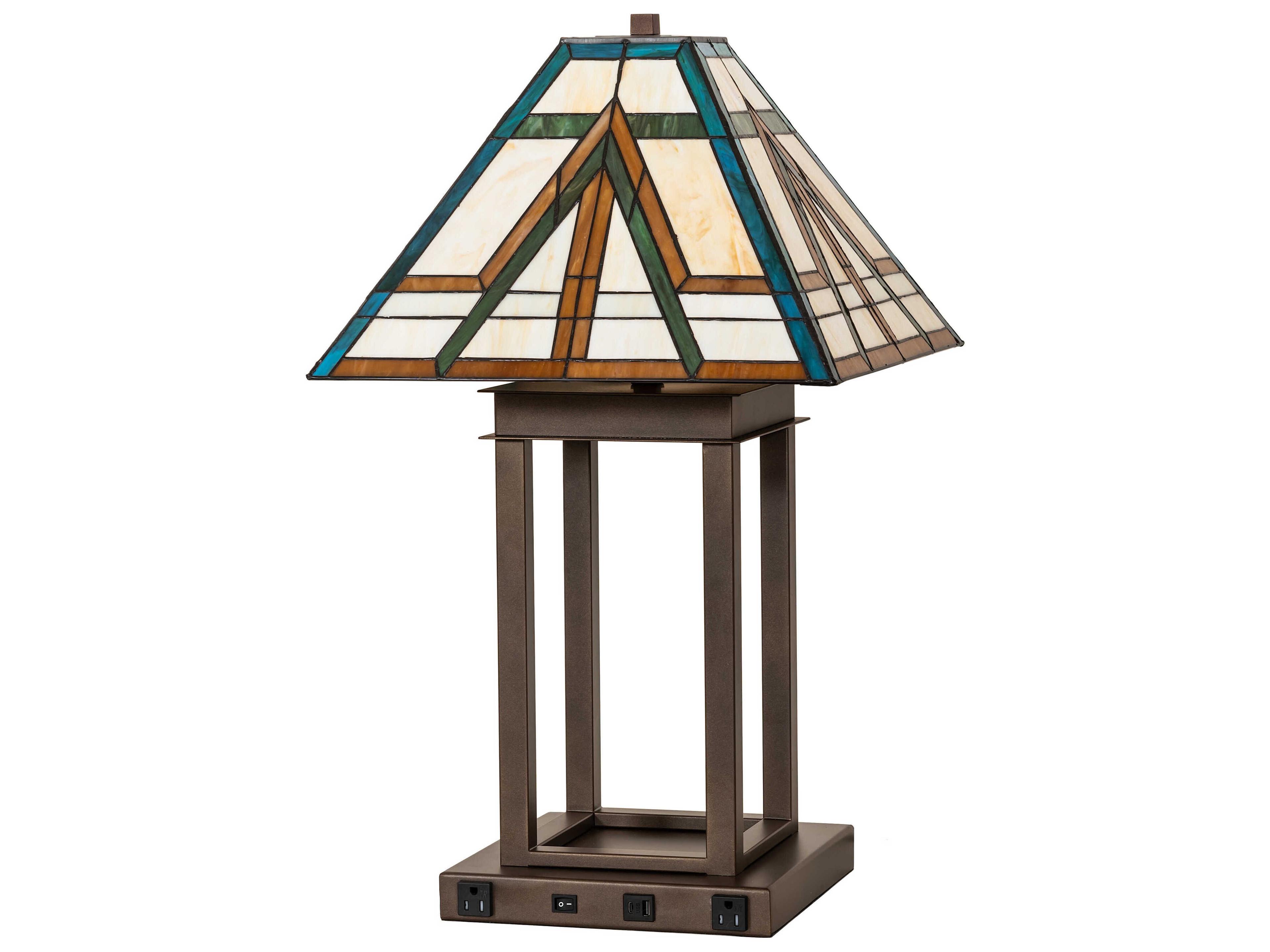 Meyda Moab 2-Light Tyler Bronze Buffet Lamp
