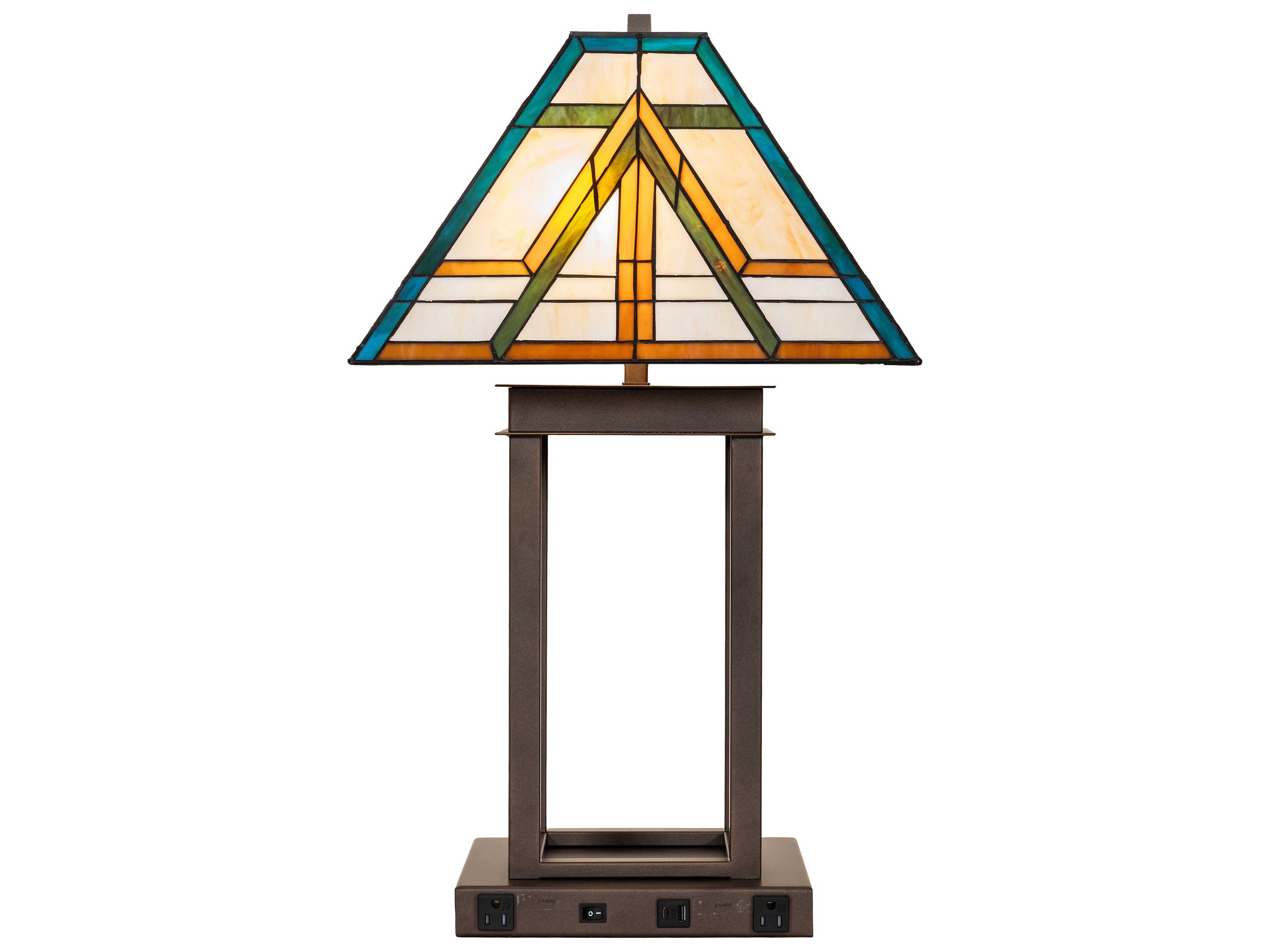 Meyda Moab 2-Light Tyler Bronze Buffet Lamp