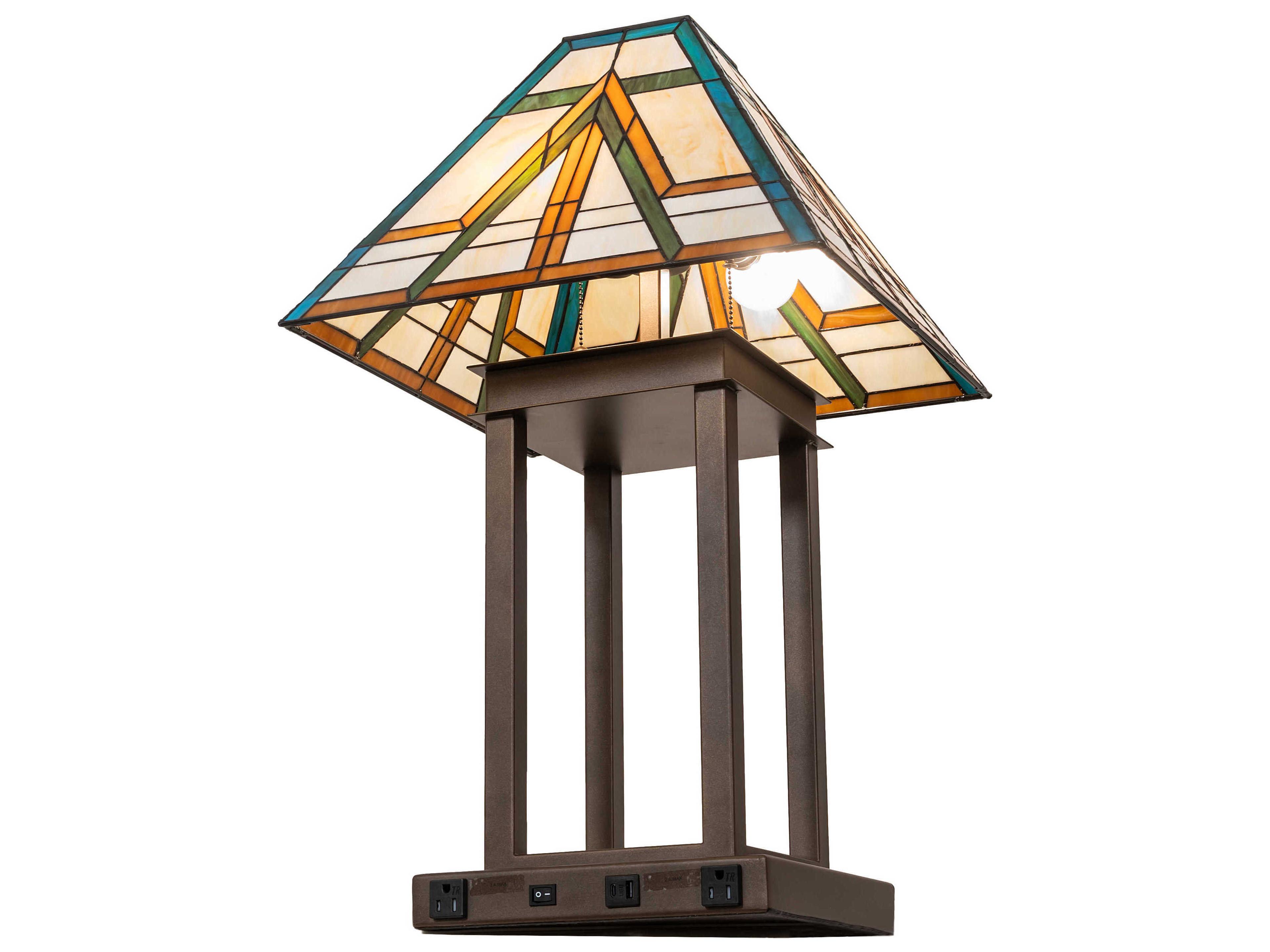 Meyda Moab 2-Light Tyler Bronze Buffet Lamp