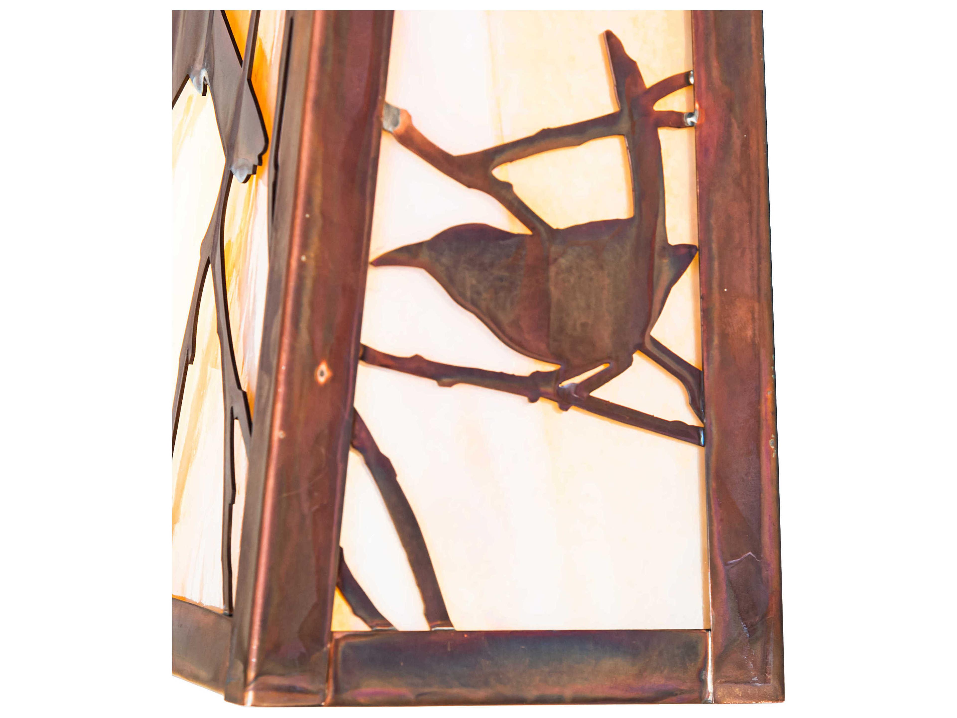 Meyda Stillwater Song Bird 1-Light Outdoor Wall Light