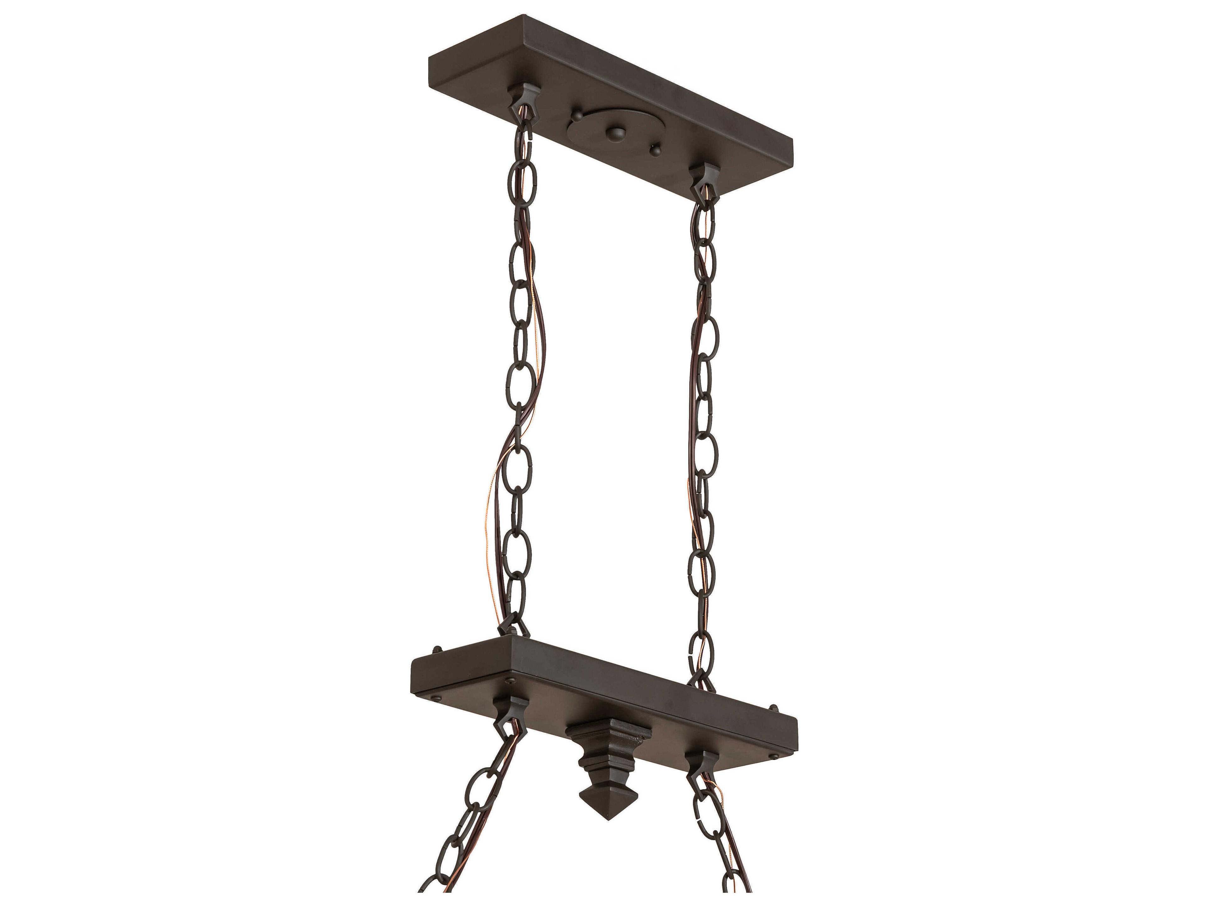 Meyda 4-Light Oil Rubbed Bronze Island Pendant