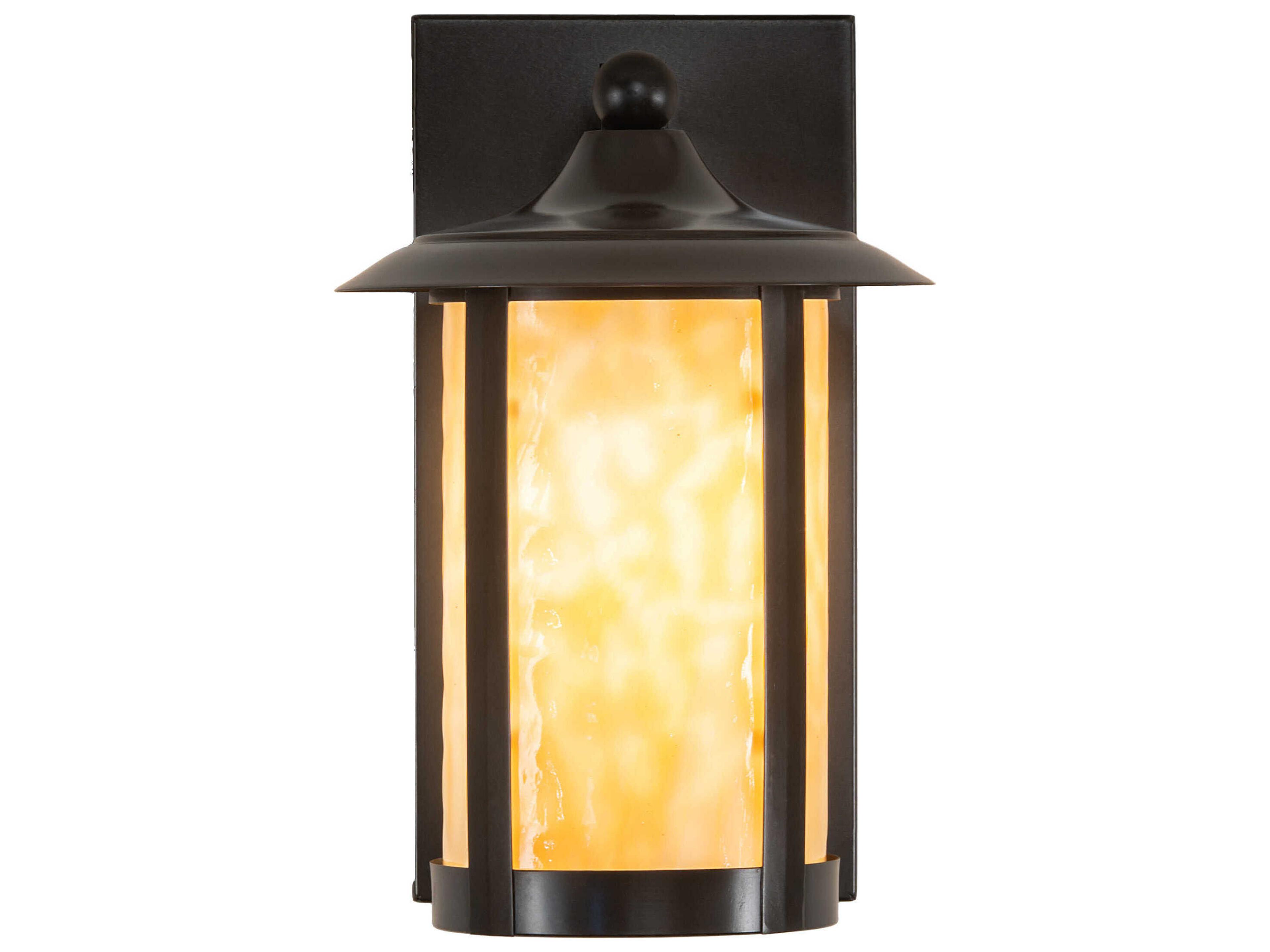 Meyda Fulton 1-Light Craftsman Brown Outdoor Wall Light