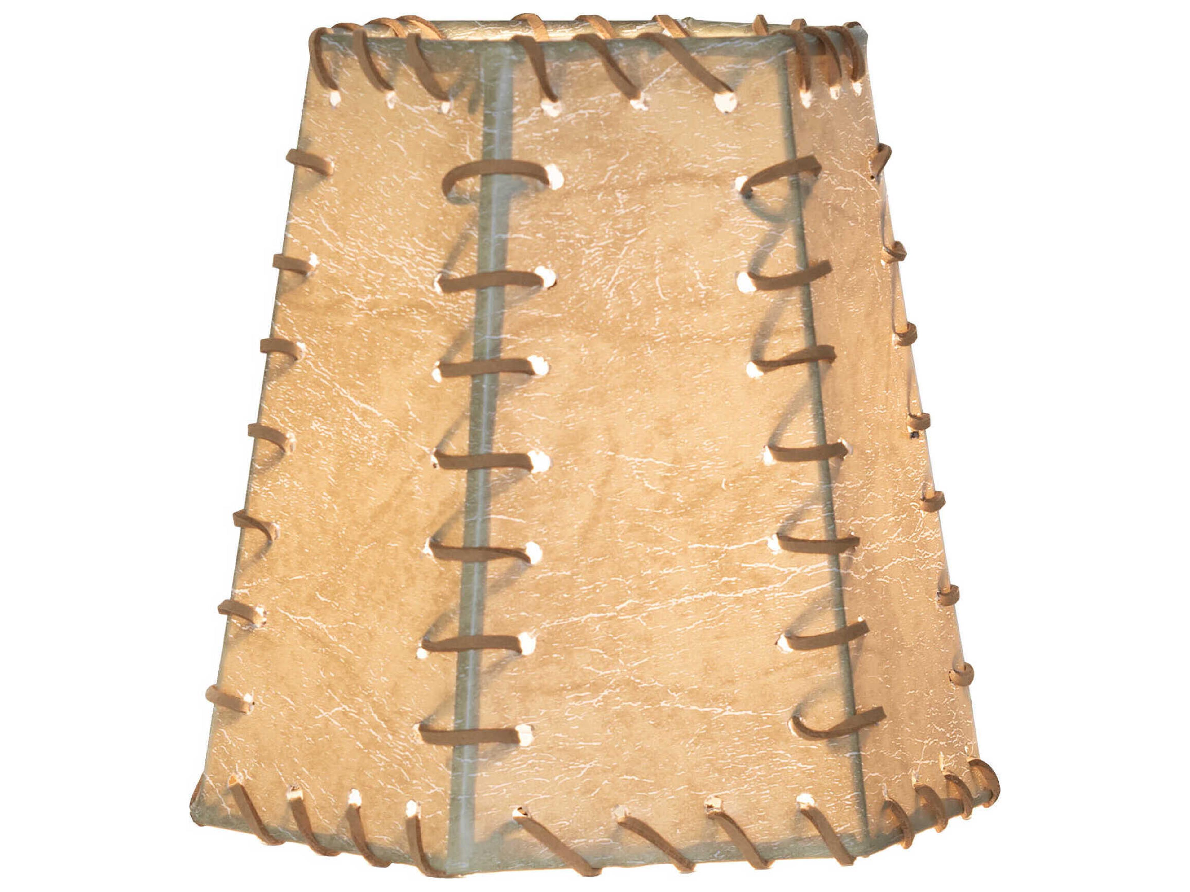 Faux Leather & Rawhide Shade