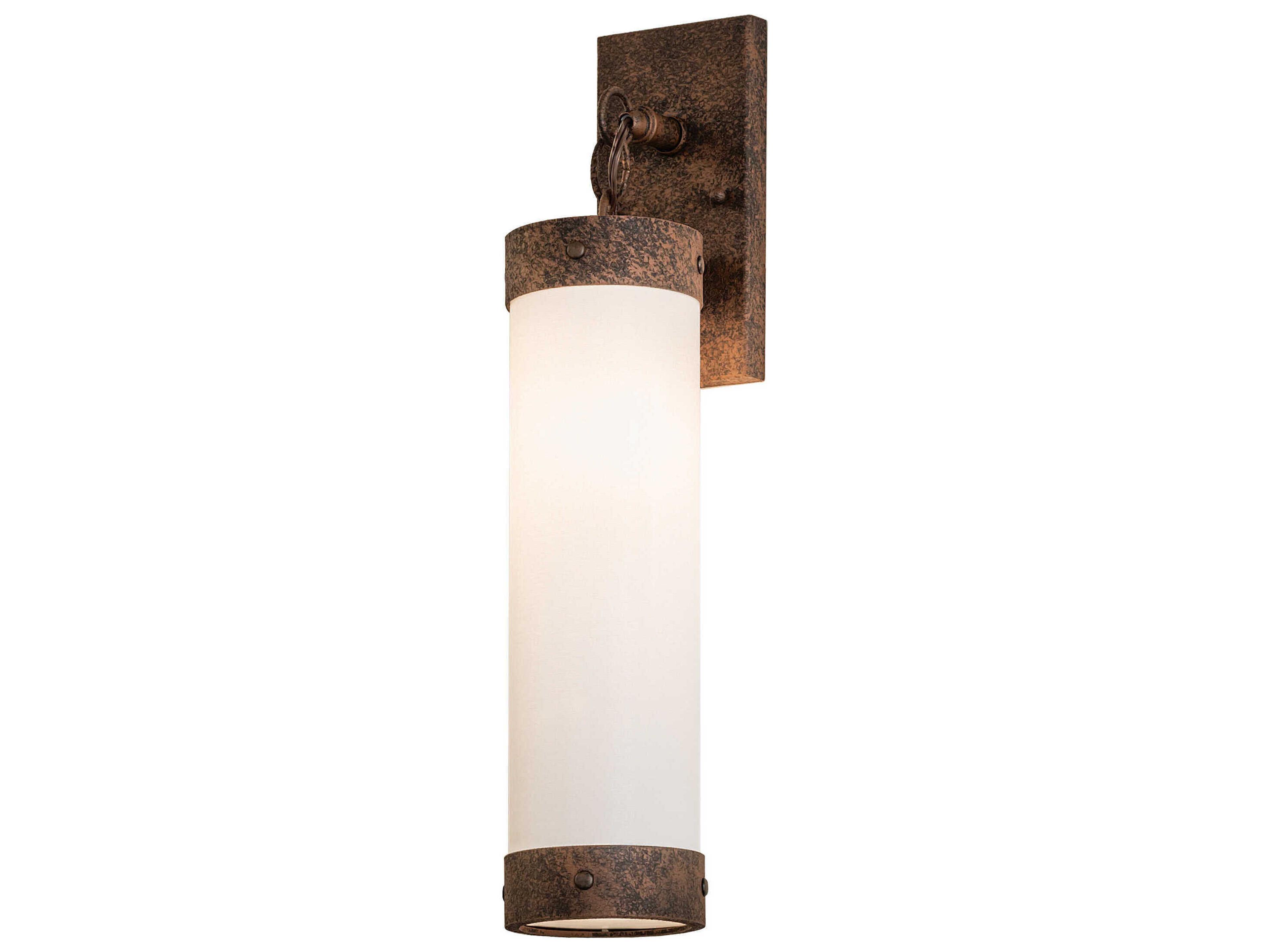 Cilindro 1-Light Distressed Chestnut Bronze Wall Sconce