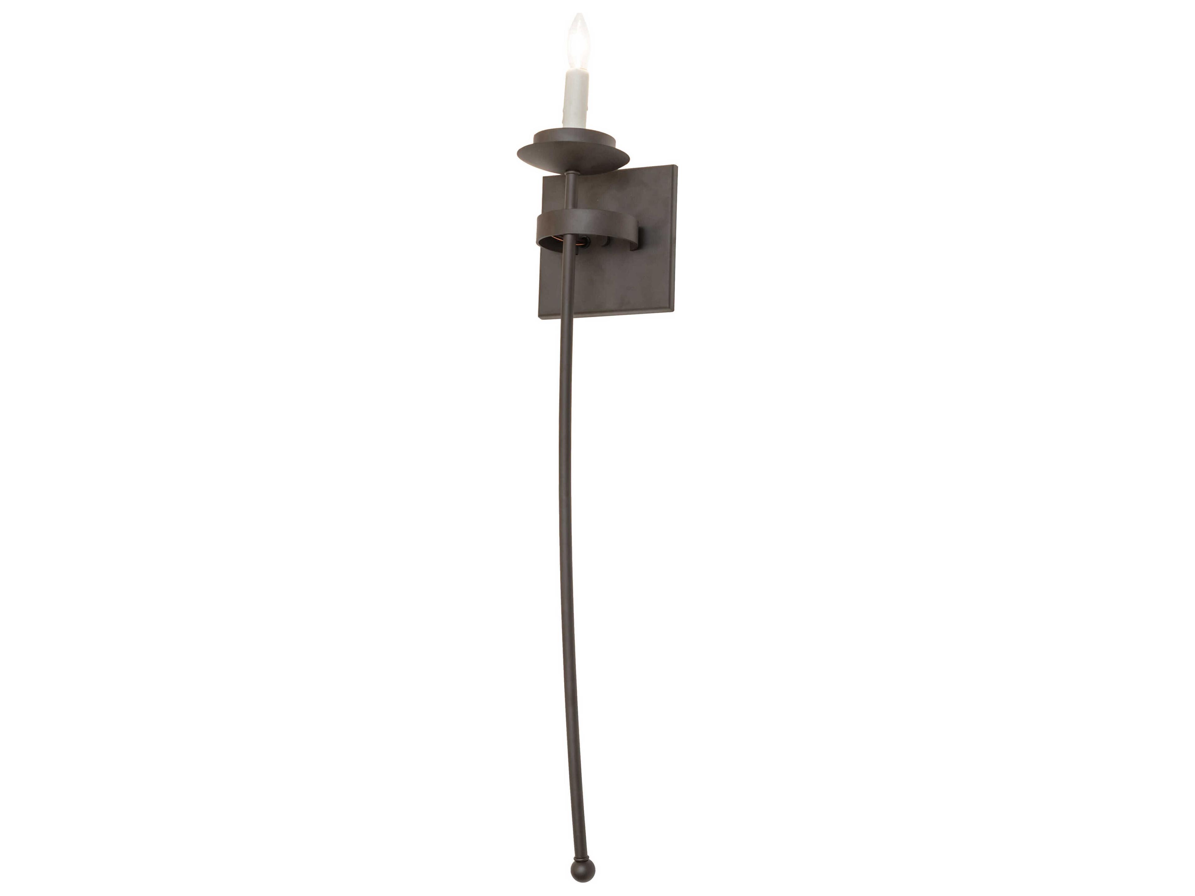 Bechar 1-Light Oil Rubbed Bronze Traditional Wall Sconce