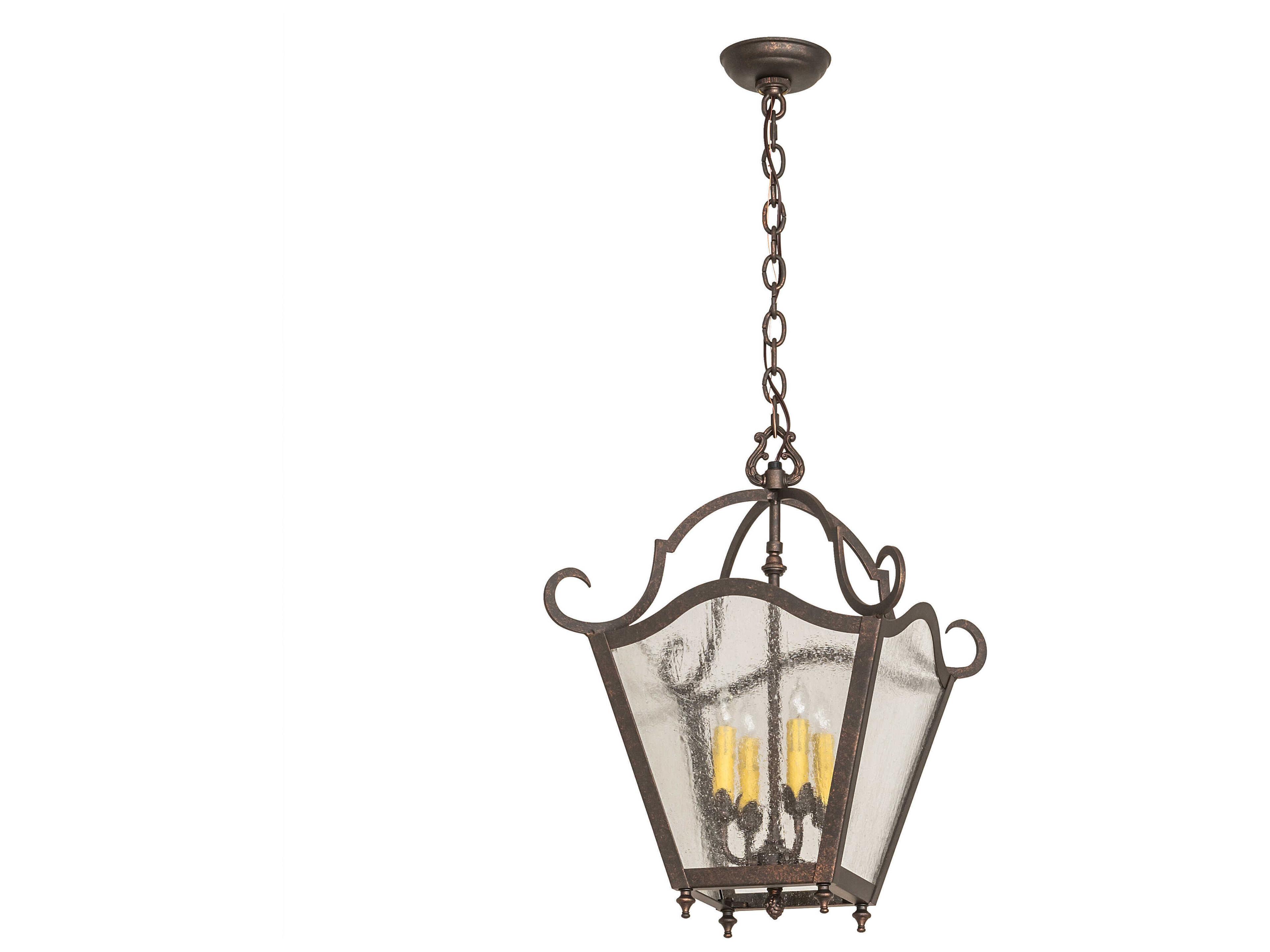 Meyda Terena 4-Light Gilded Tobacco Pendant