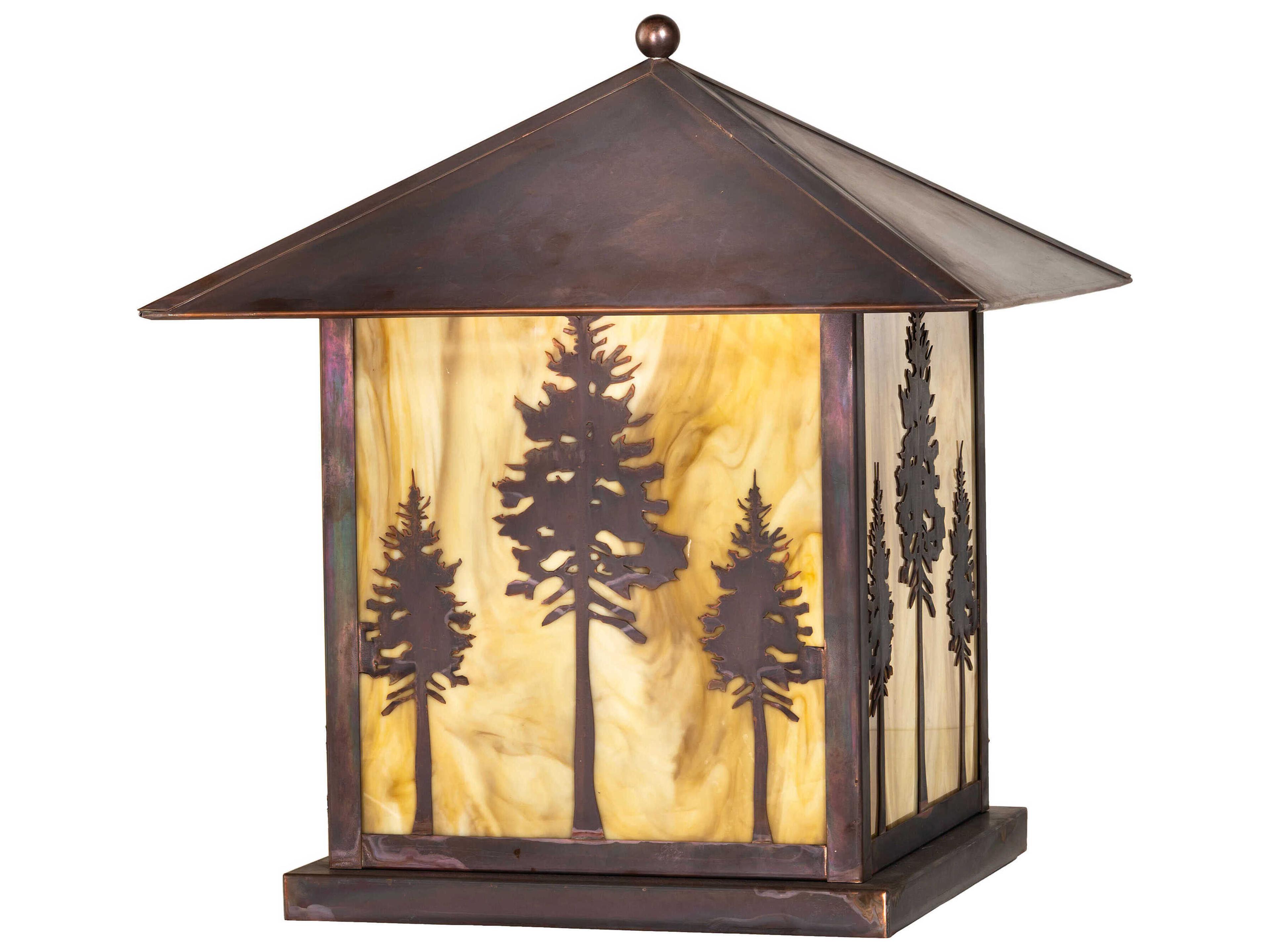 Meyda Great Pines 1-Light Outdoor Post Light