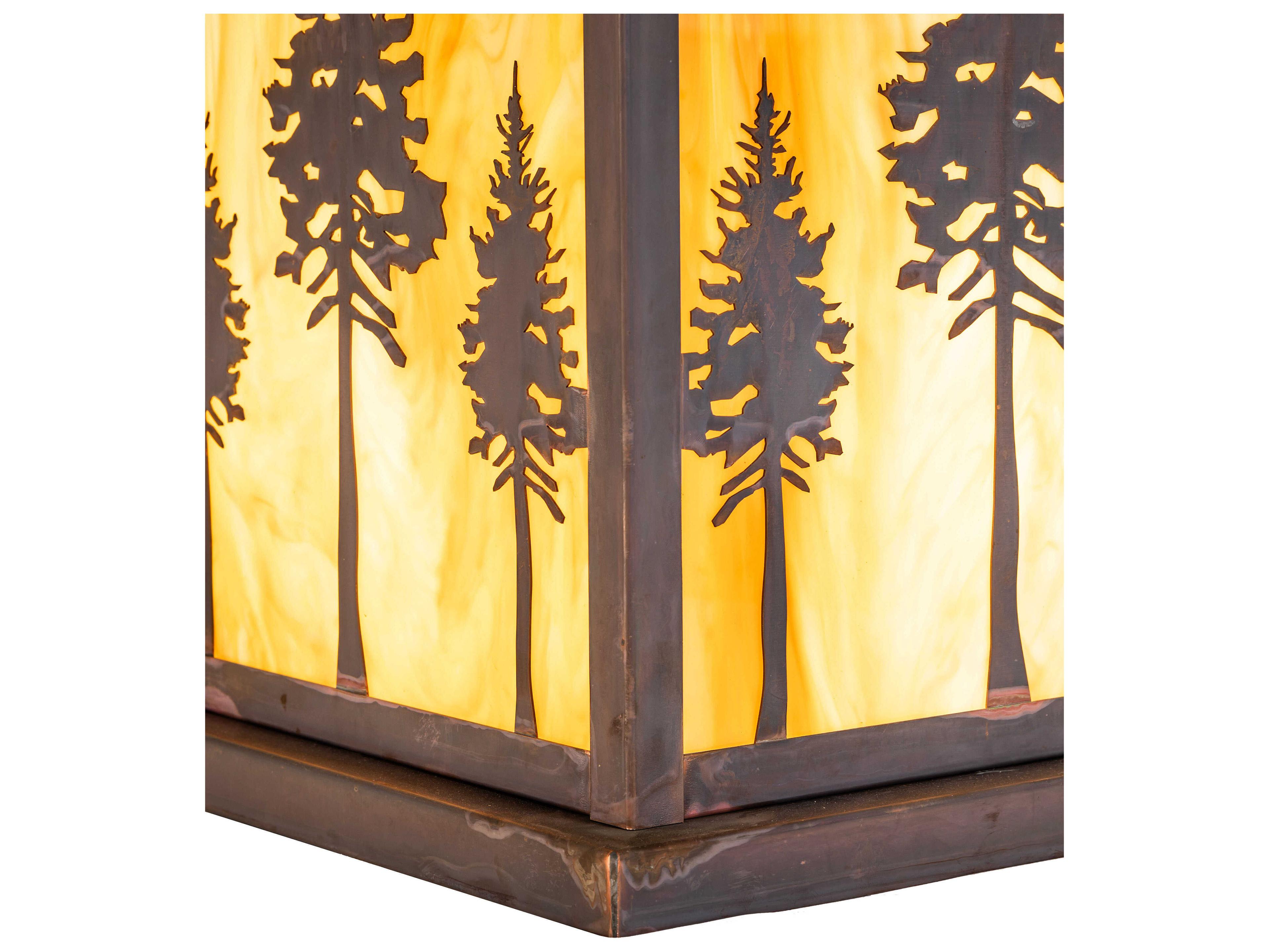 Meyda Great Pines 1-Light Outdoor Post Light
