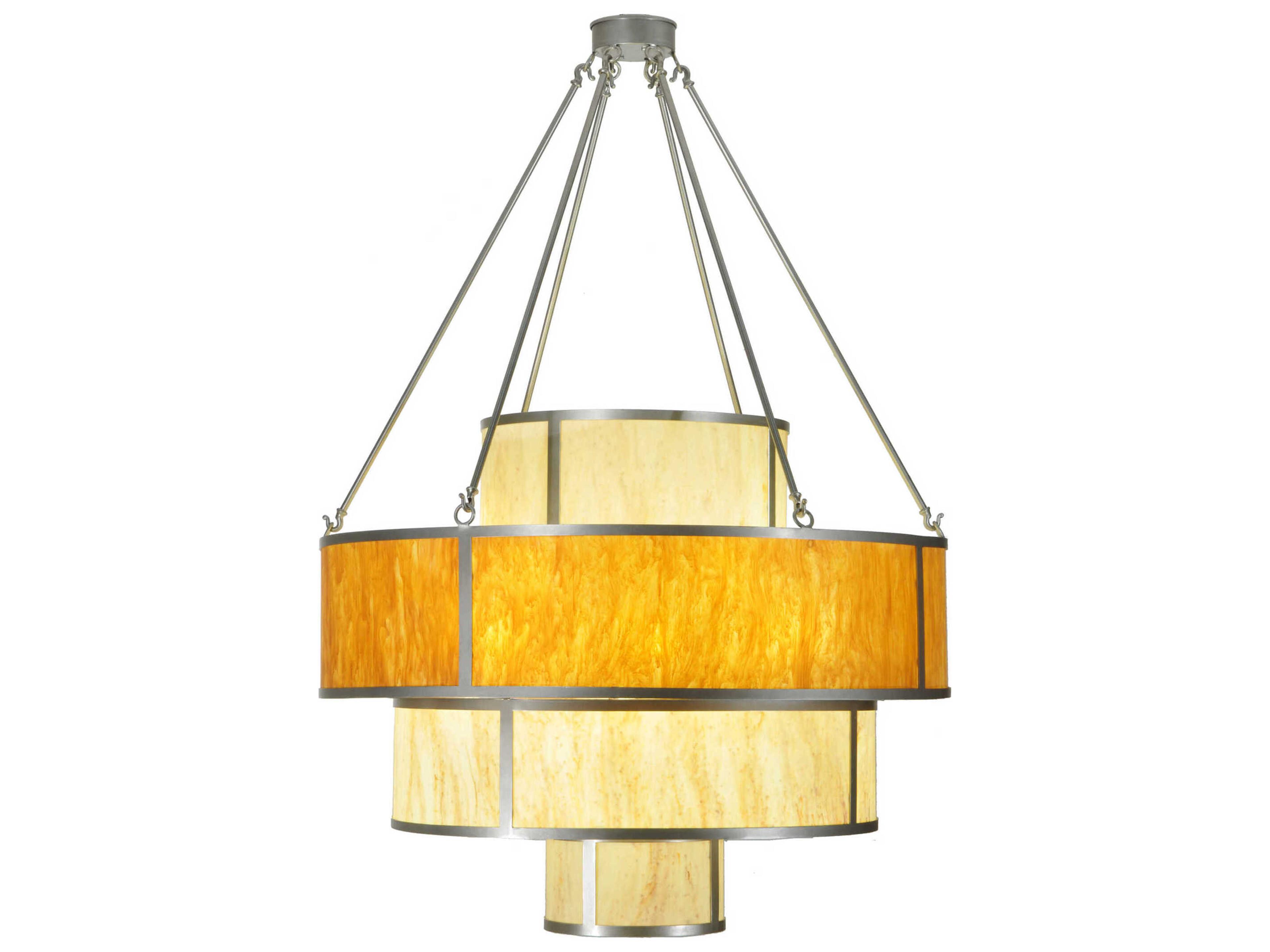 Meyda Jayne 12-Light Nickel Pendant