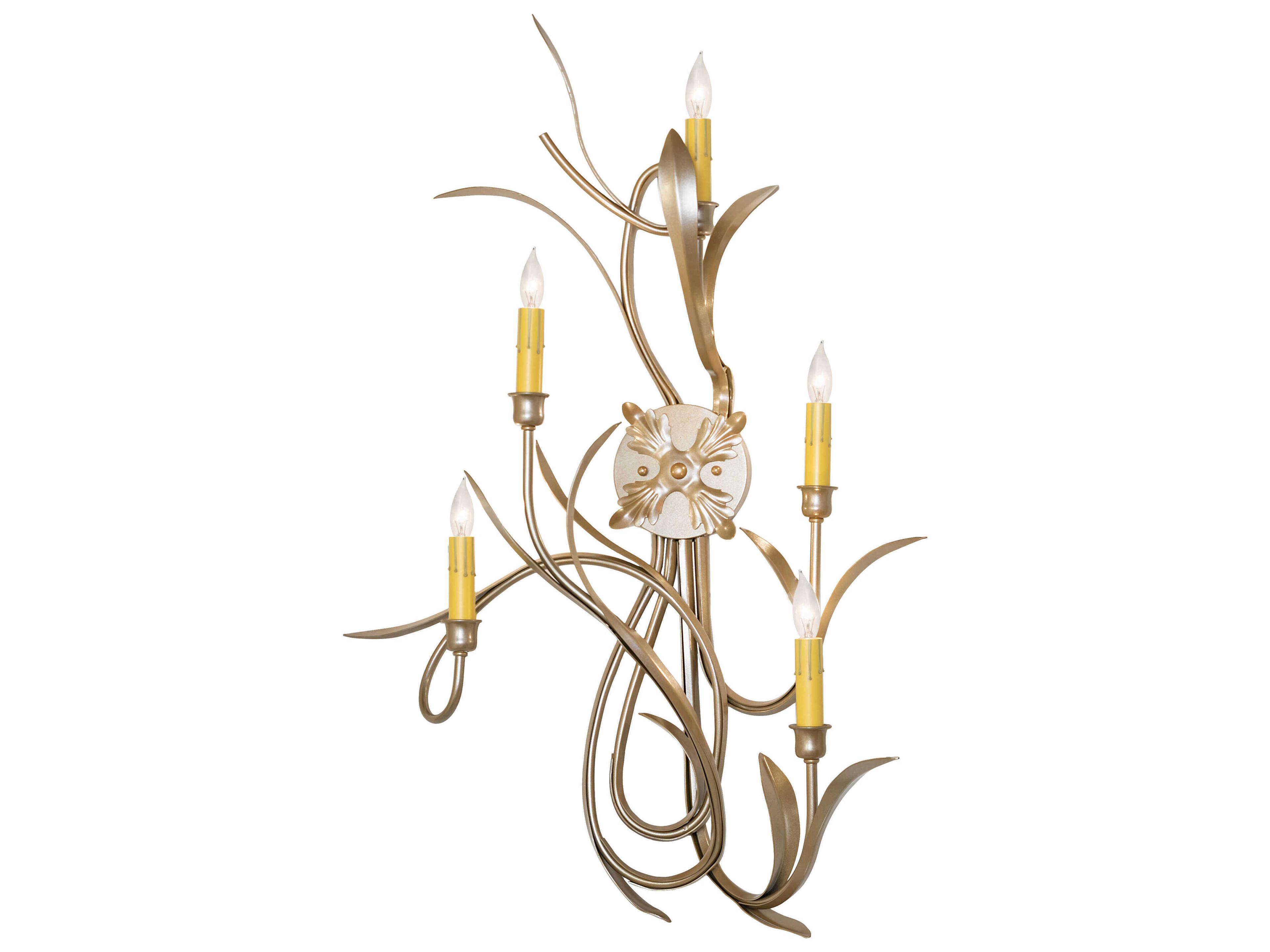 Roselle 5-Light Champagne Metallic Wall Sconce
