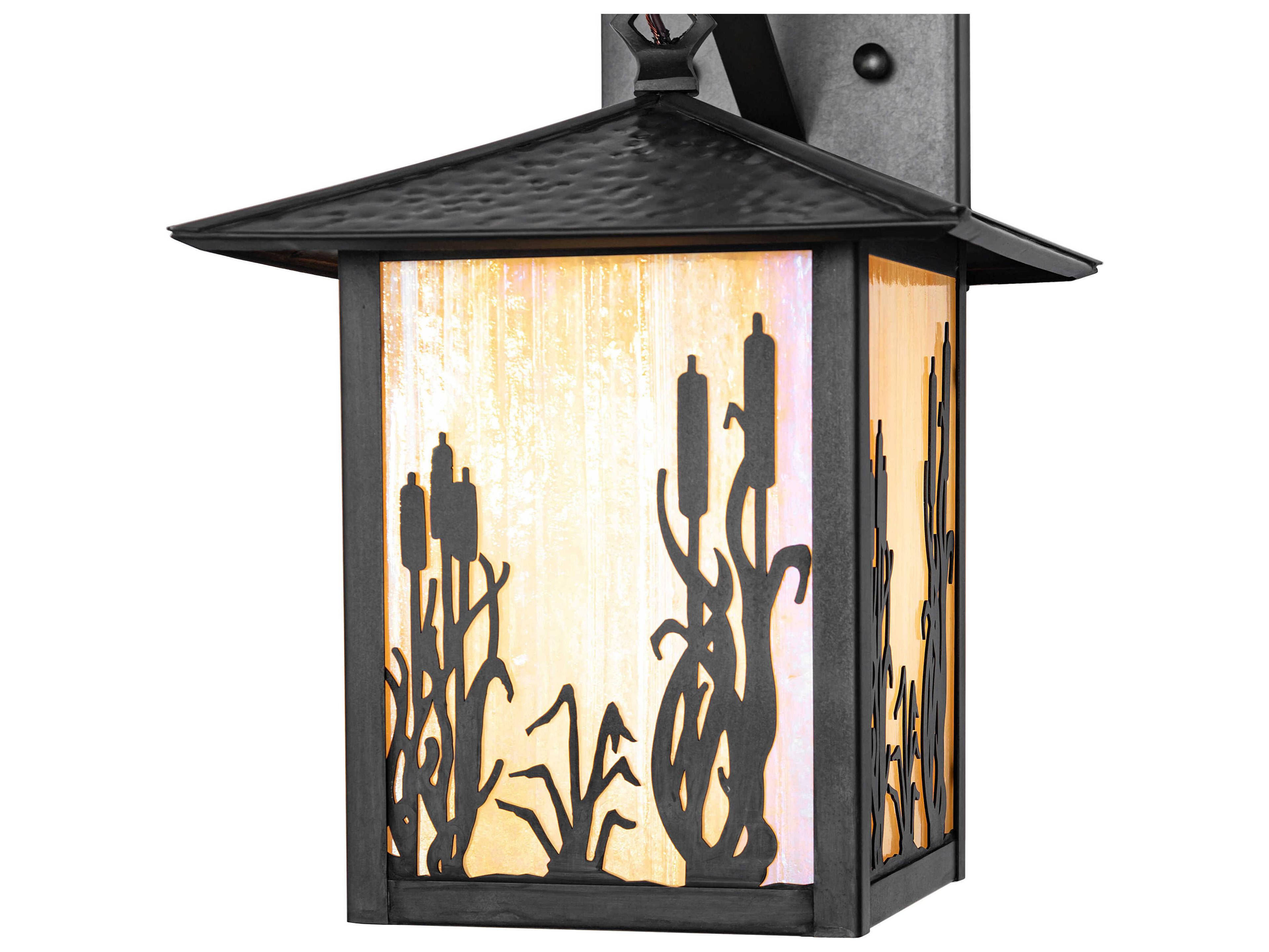 Meyda Reeds And Cattails 1-Light Outdoor Wall Light