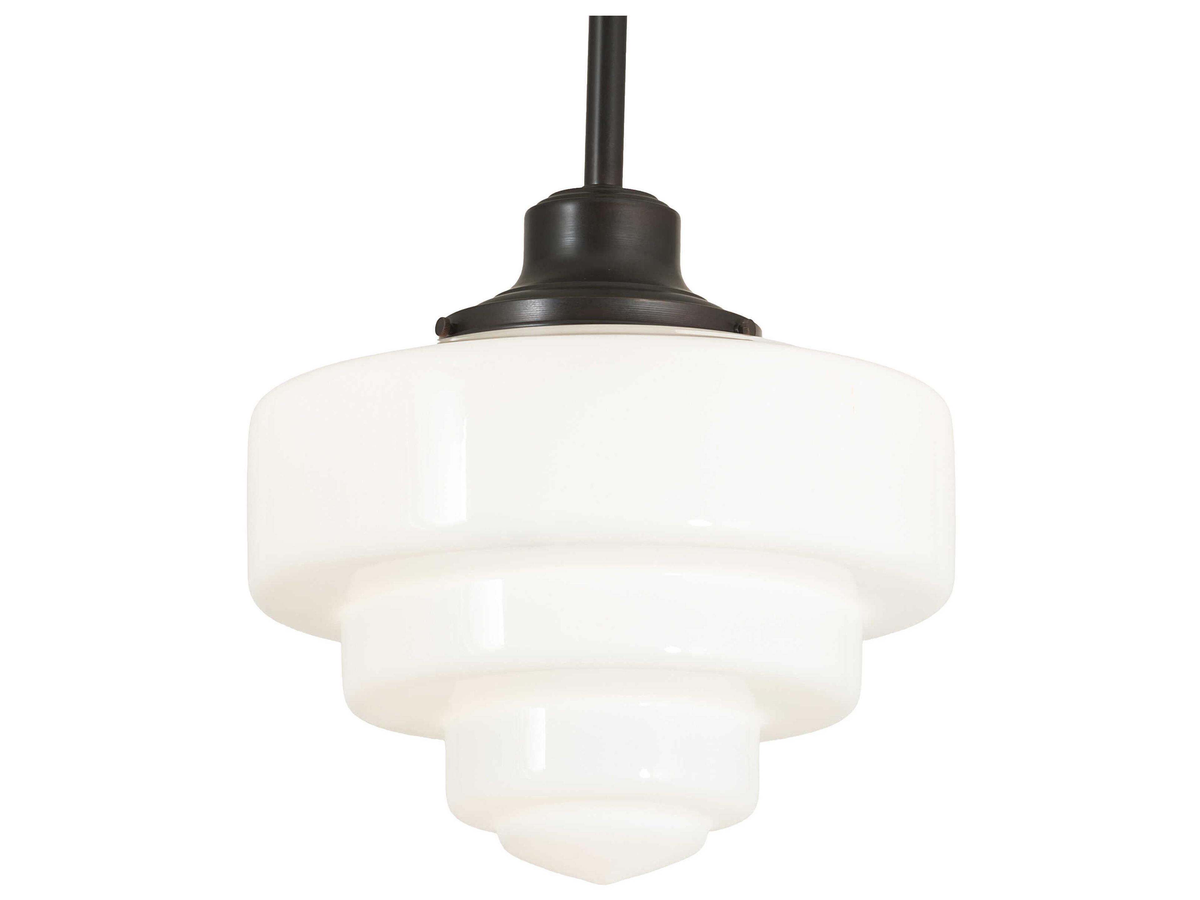 Revival 1-Light Craftsman Brown Pendant