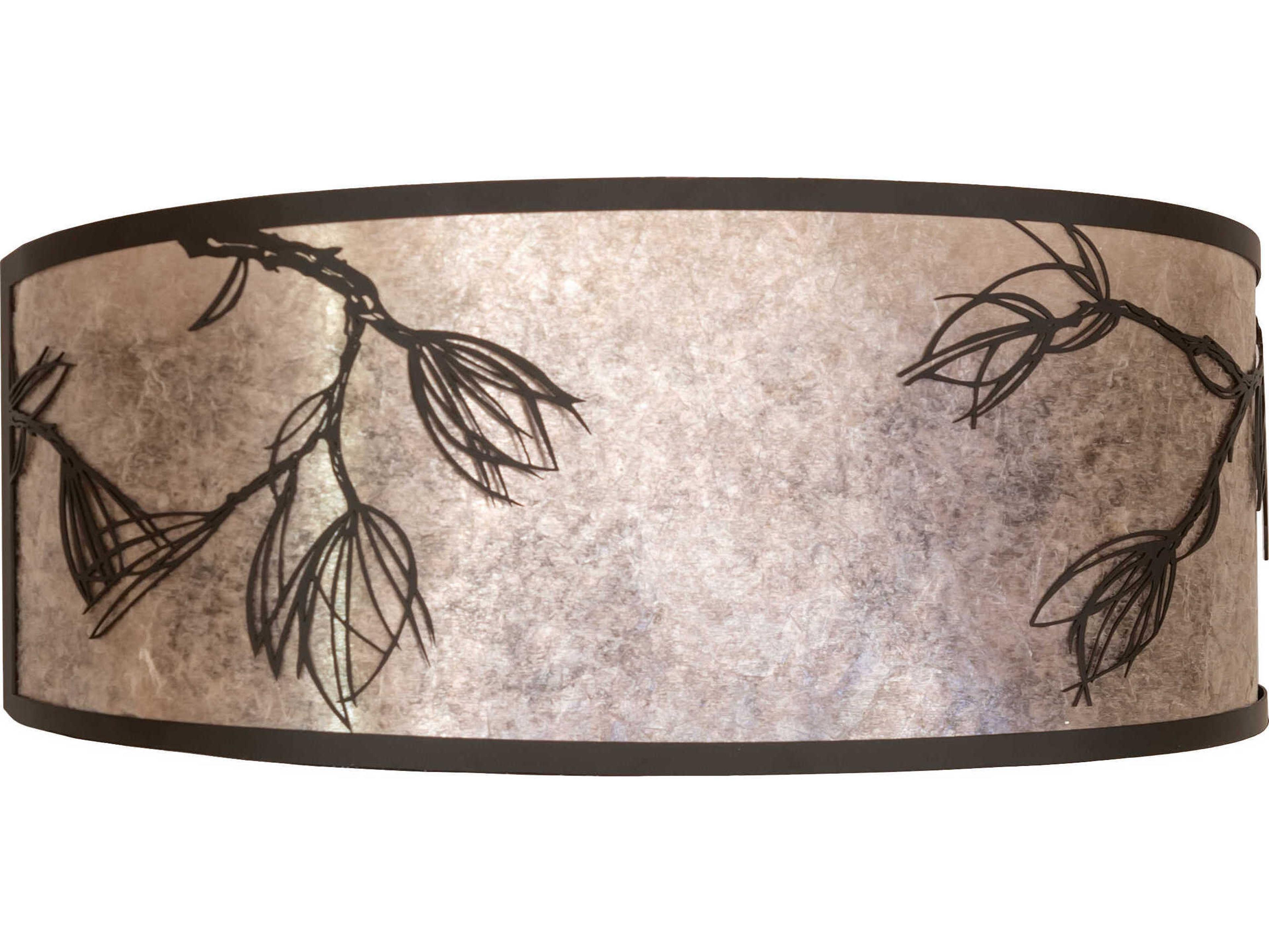 Meyda Lone Pine 3-Light Oil Rubbed Bronze Vanity Light