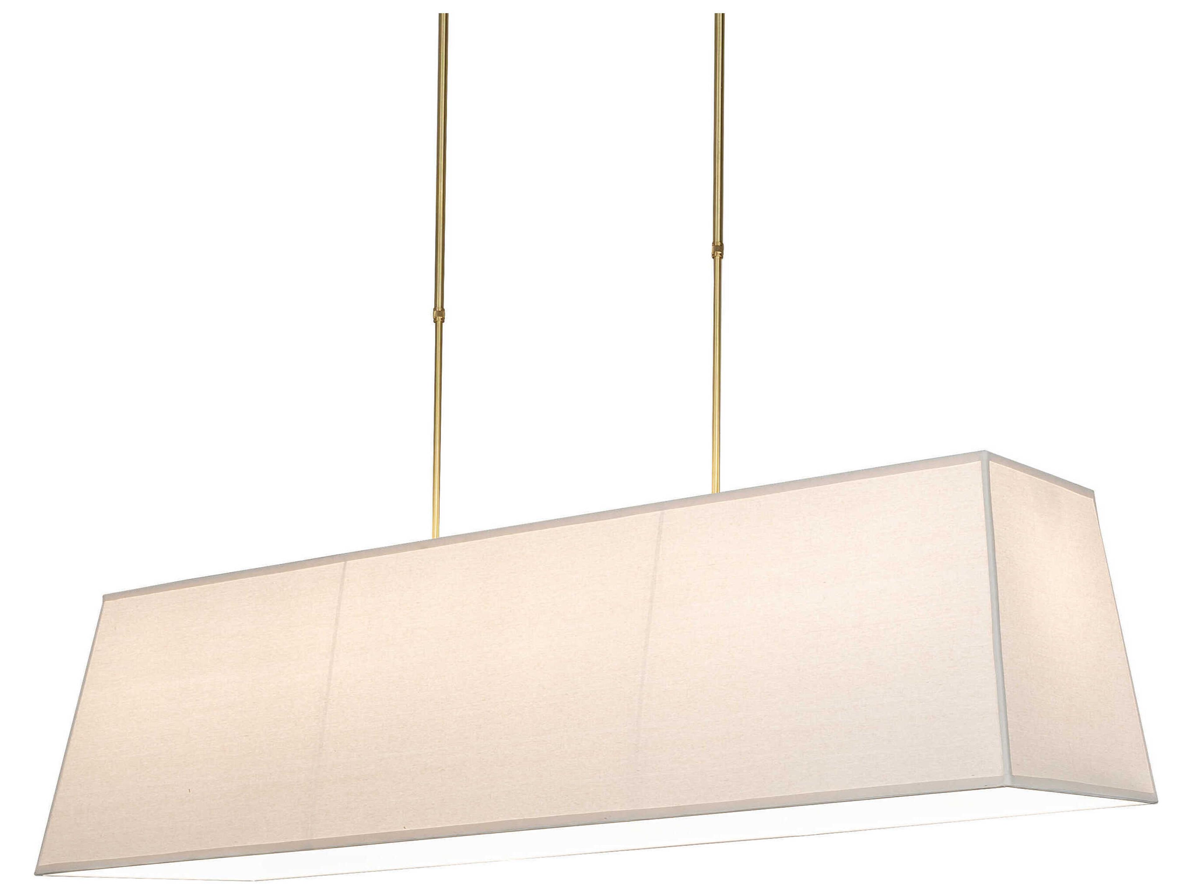 Meyda Panache 8-Light Brushed Brass Island Pendant