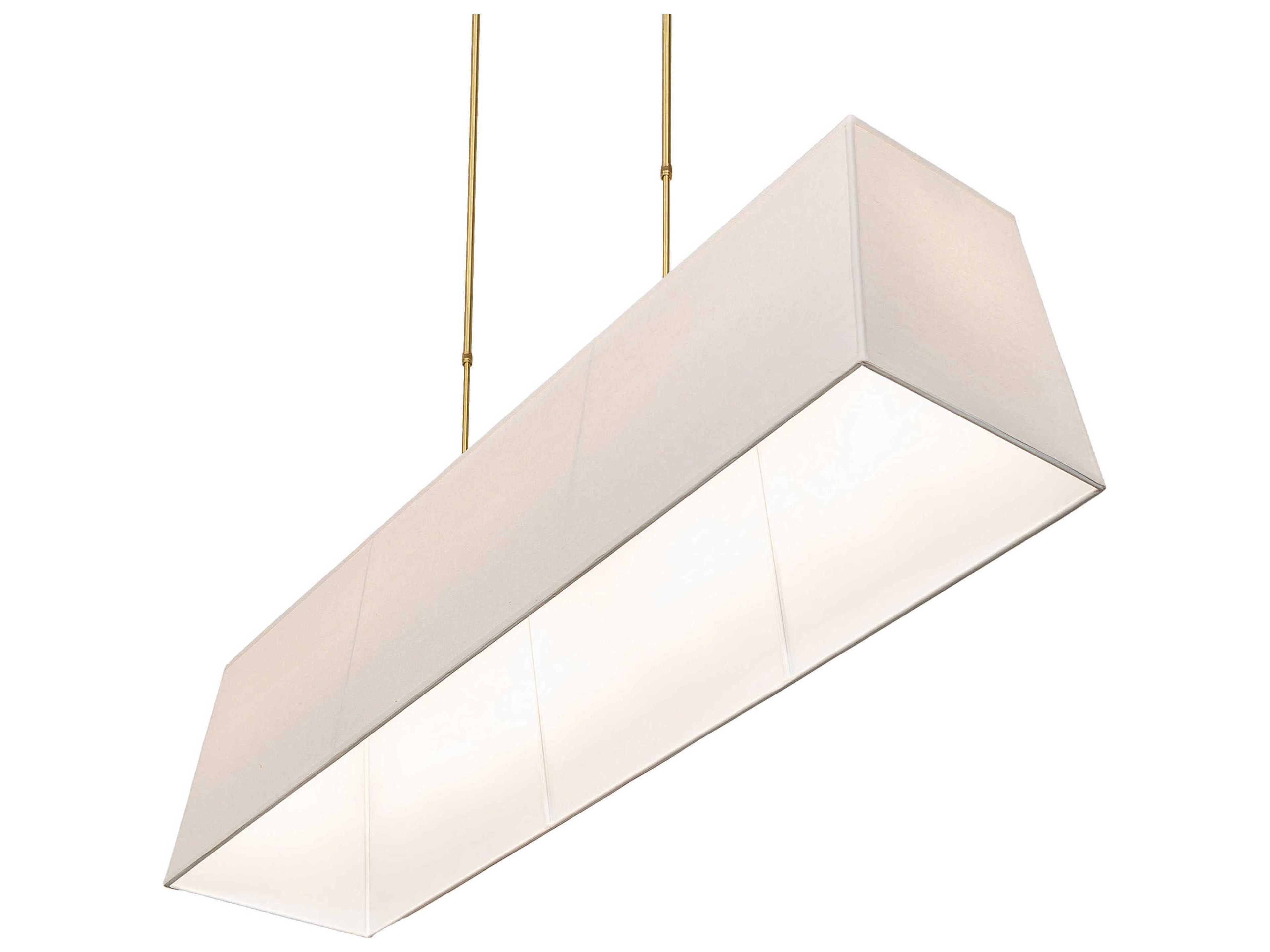 Meyda Panache 8-Light Brushed Brass Island Pendant