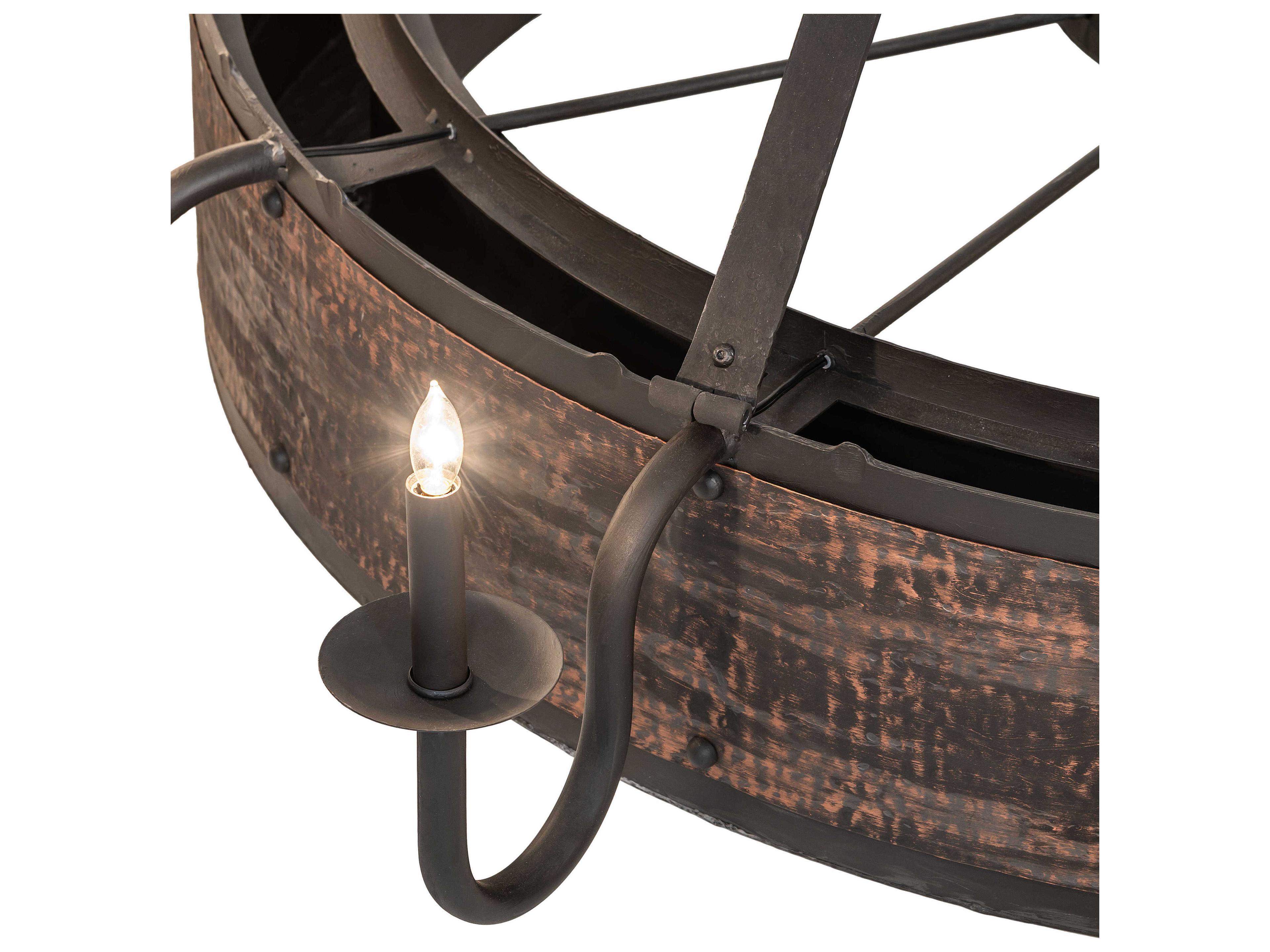 Meyda Costello 12-Light Costello Black Chandelier