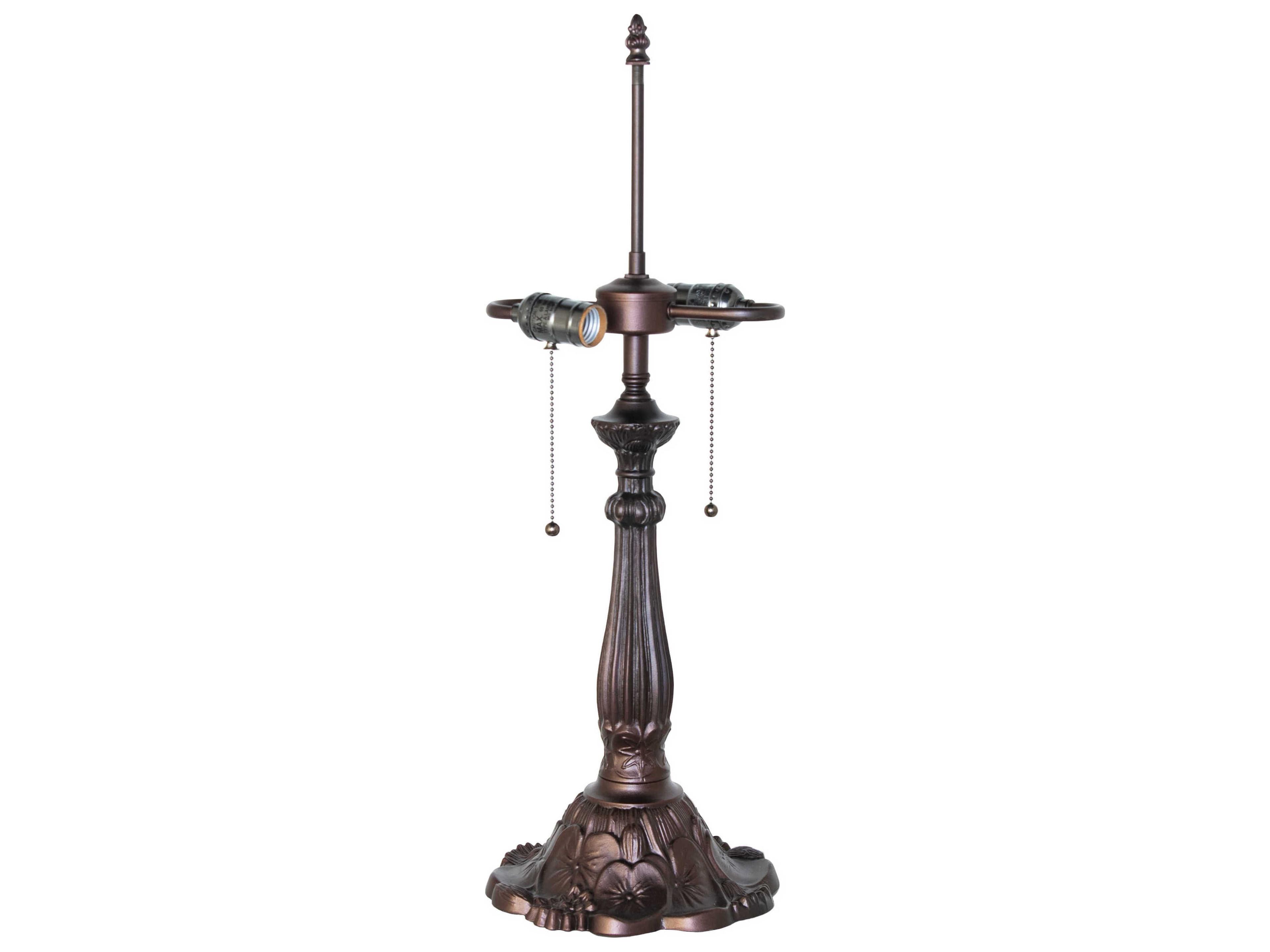 Lily Mahogany Bronze Buffet Lamp
