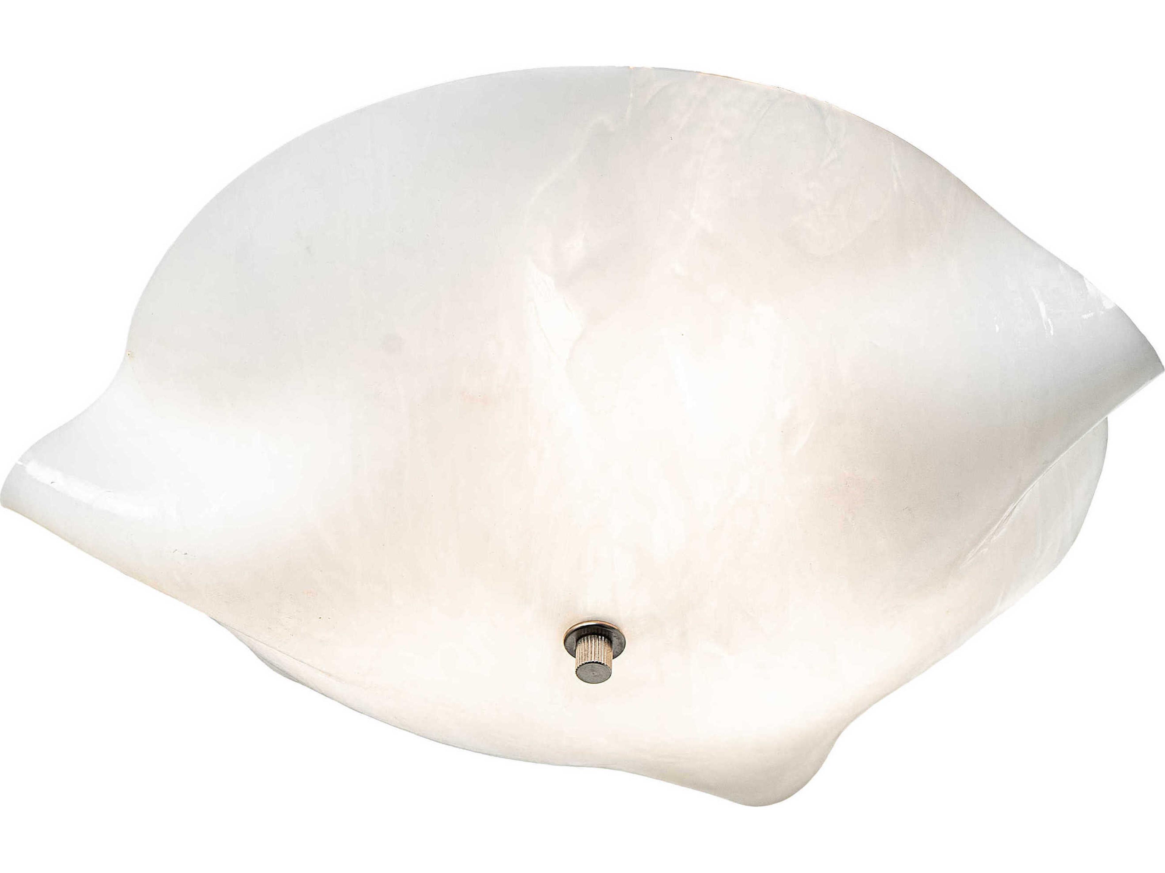 Meyda Atelier 3-Light White Bowl Flush Mount