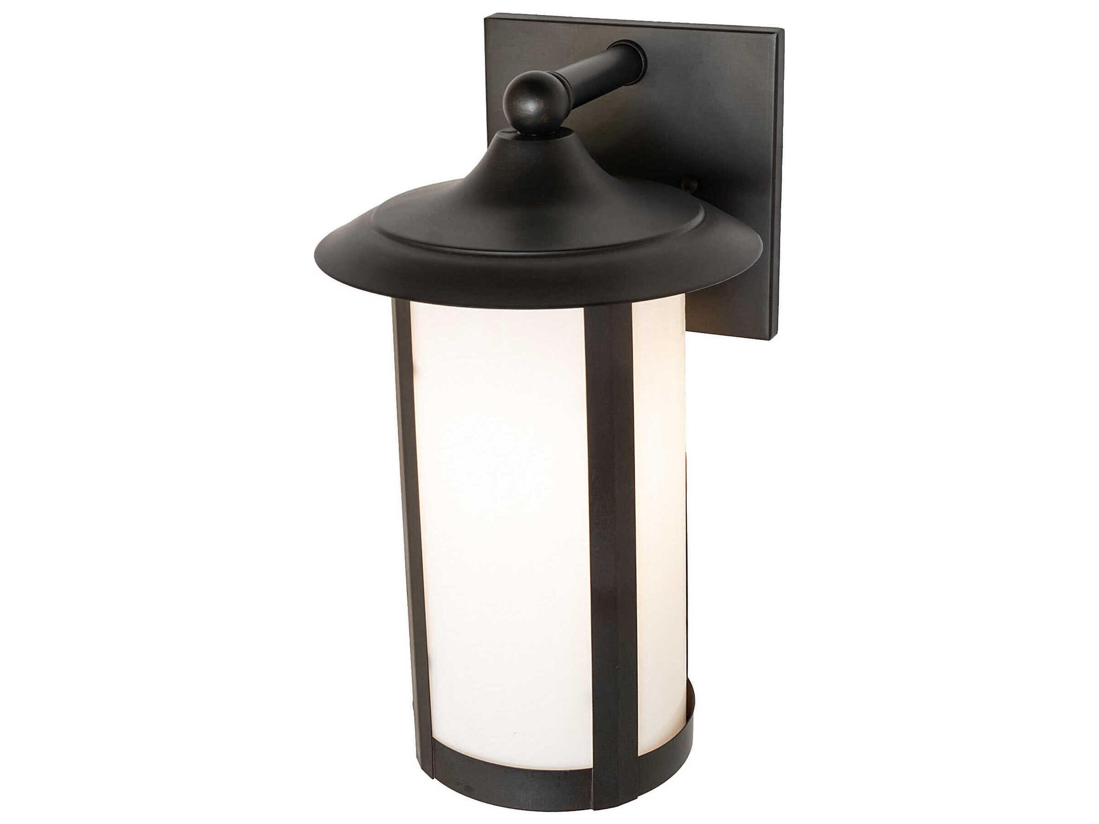 Meyda Fulton 1-Light Black Patina Outdoor Wall Light