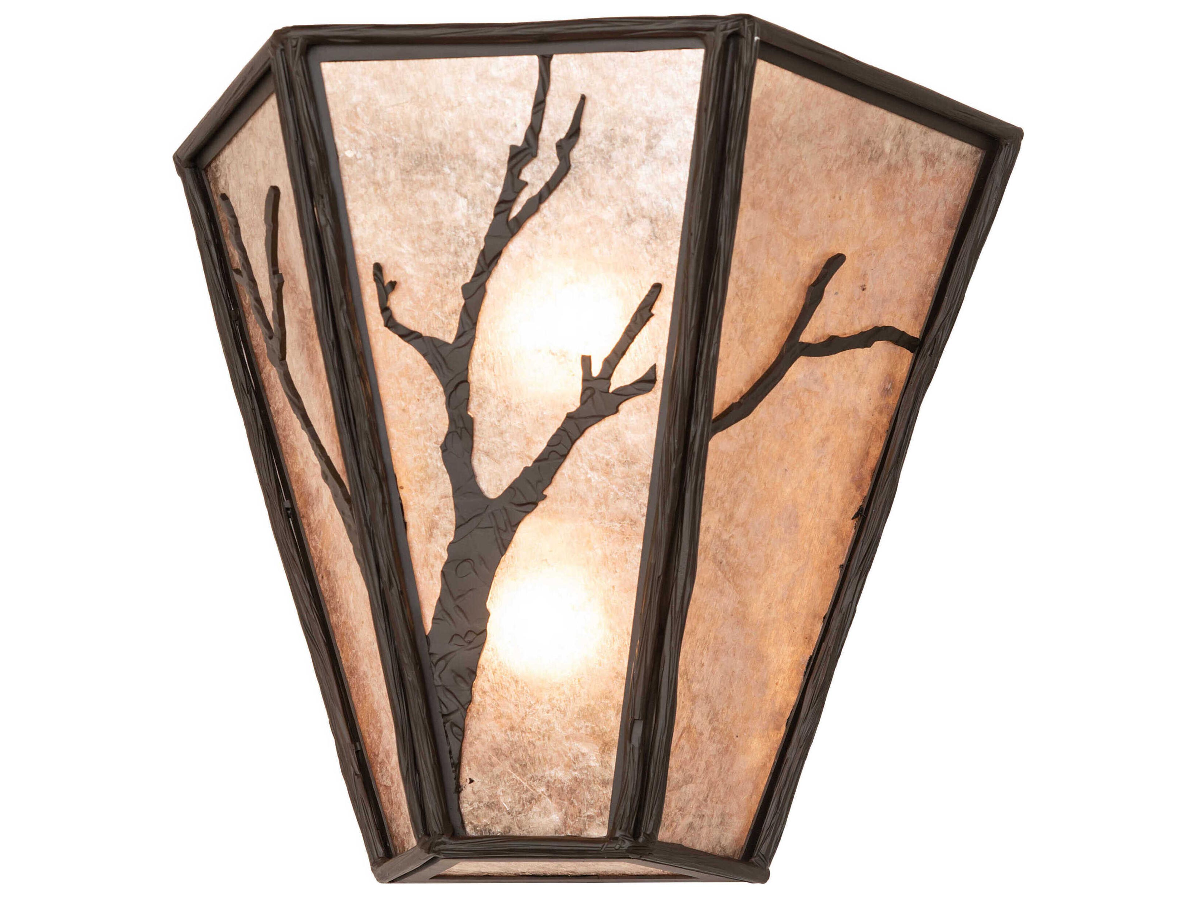 Branches 2-Light Oil Rubbed Bronze Wall Sconce
