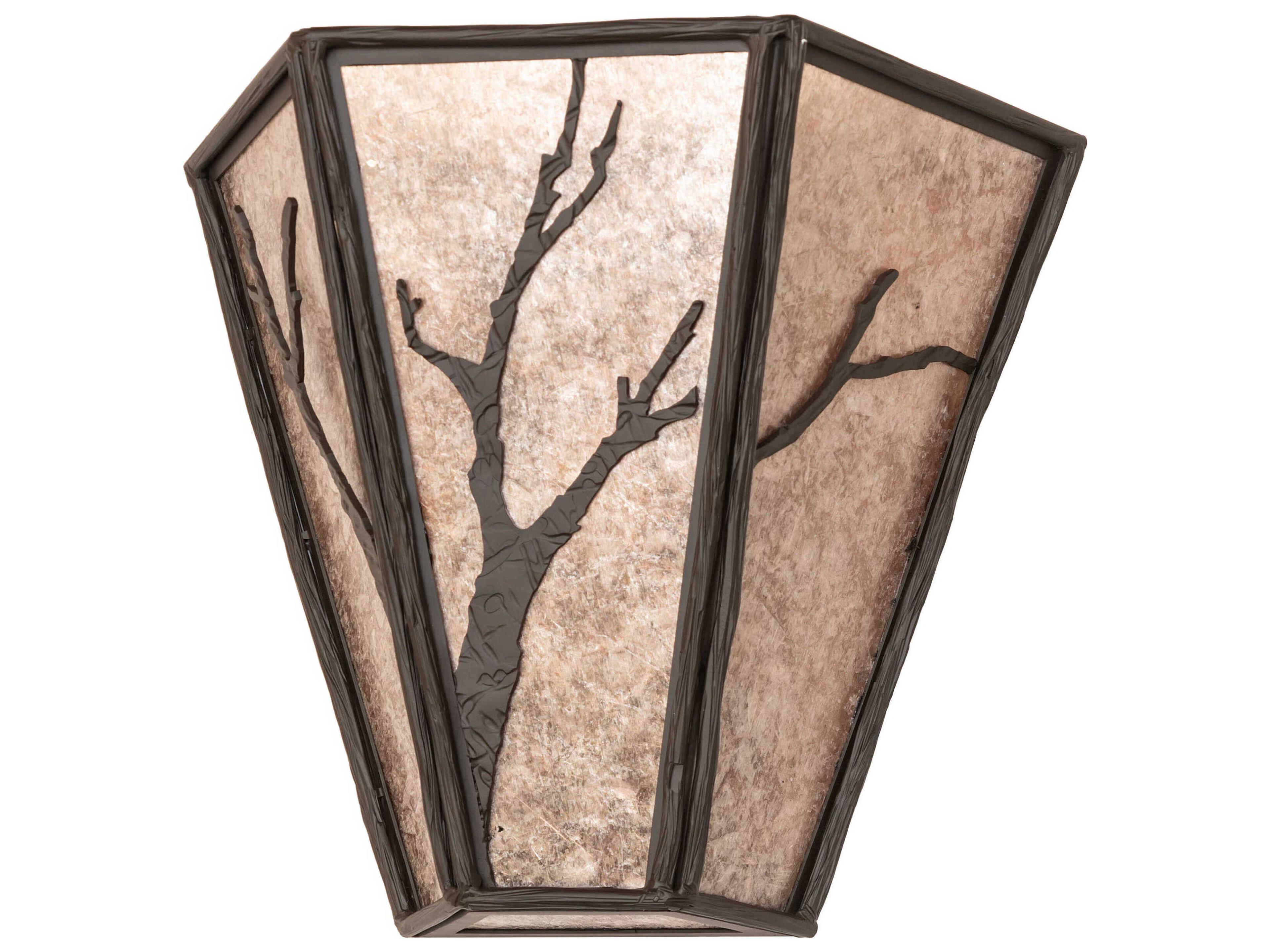 Meyda Branches 2-Light Oil Rubbed Bronze Wall Sconce
