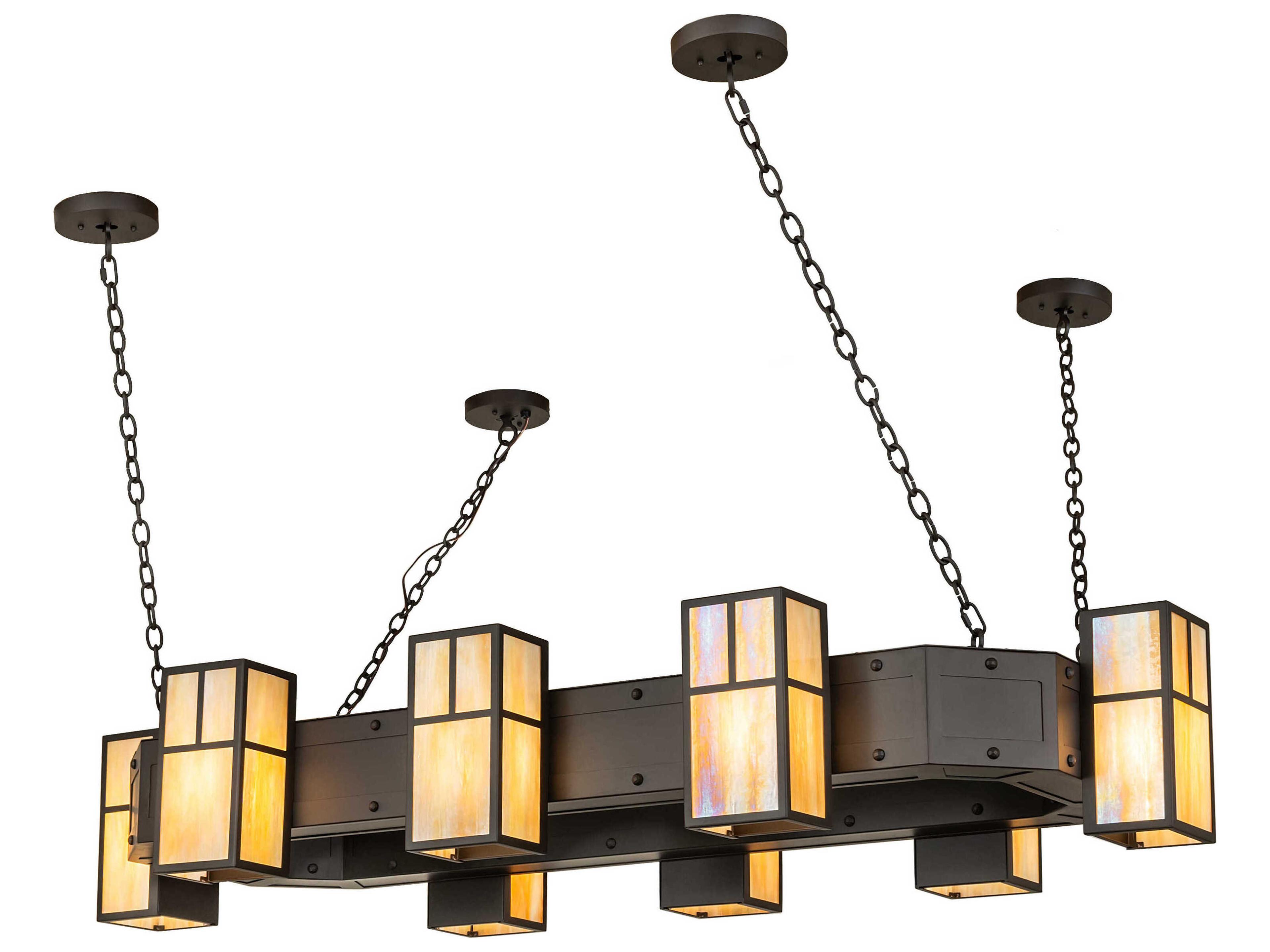 Hyde Park 8-Light Oil Rubbed Bronze Traditional Island Pendant