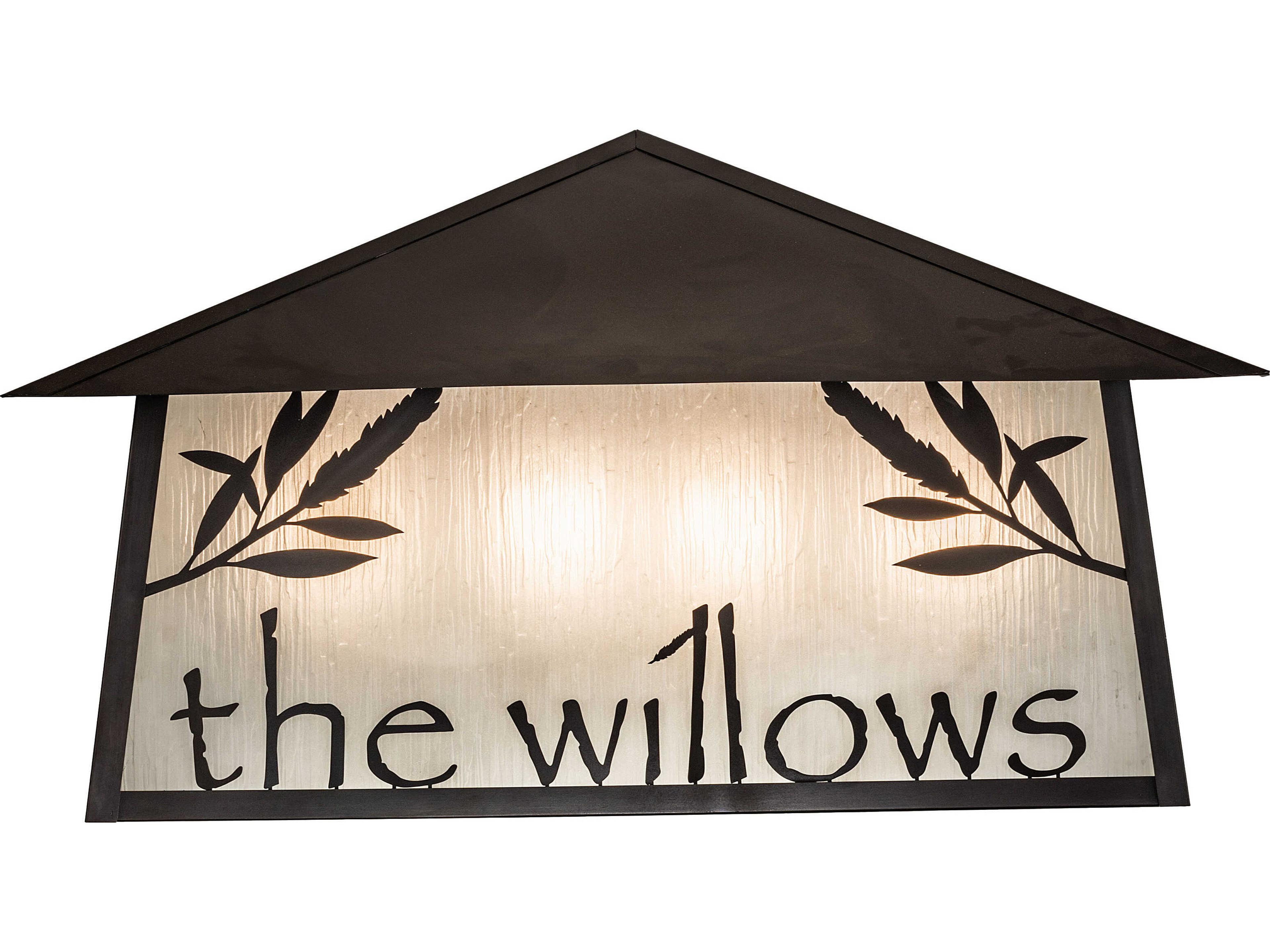 Meyda Personalized 4-Light Outdoor Wall Light