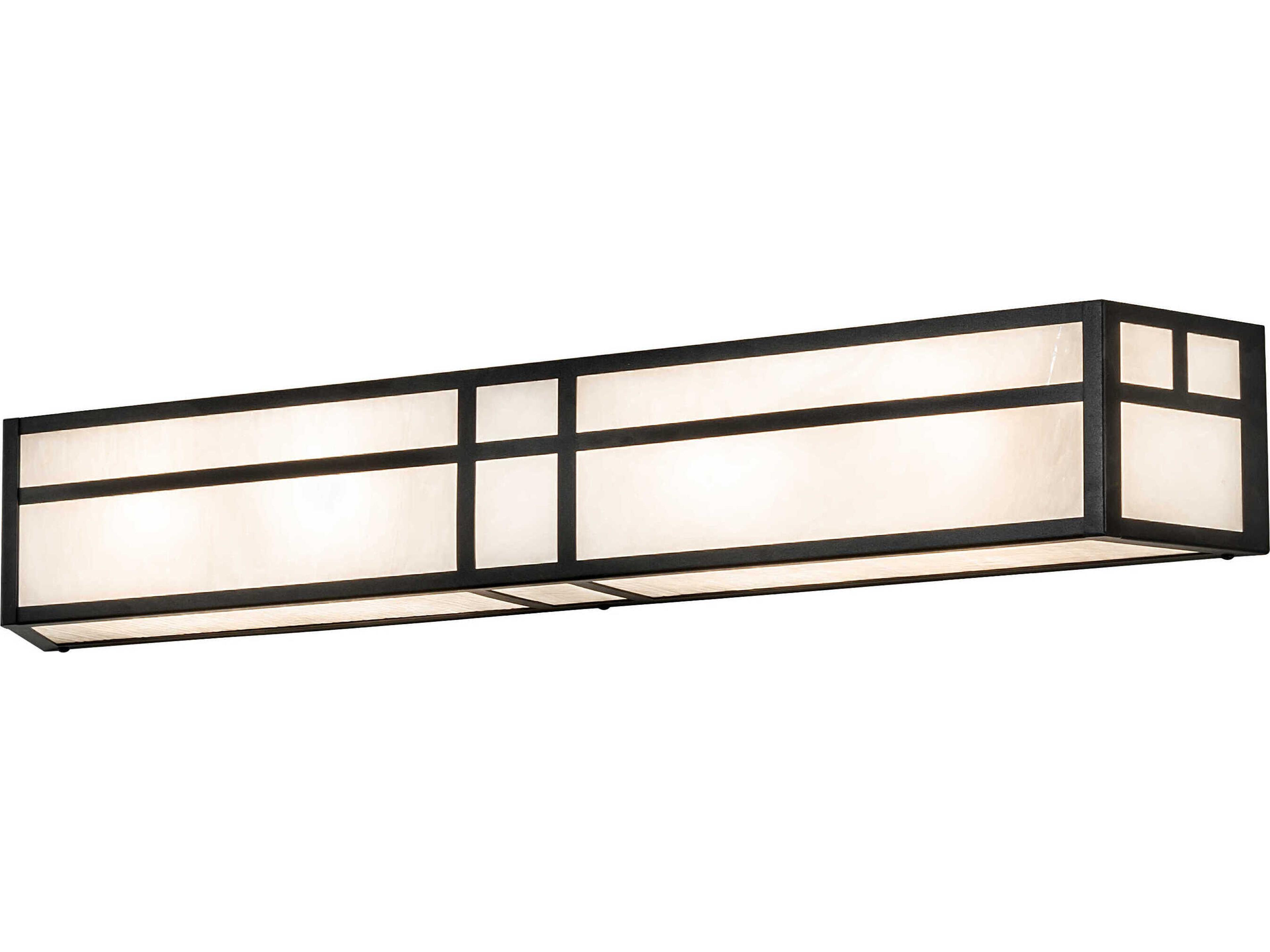 Hyde Park 4-Light Textured Black Vanity Light