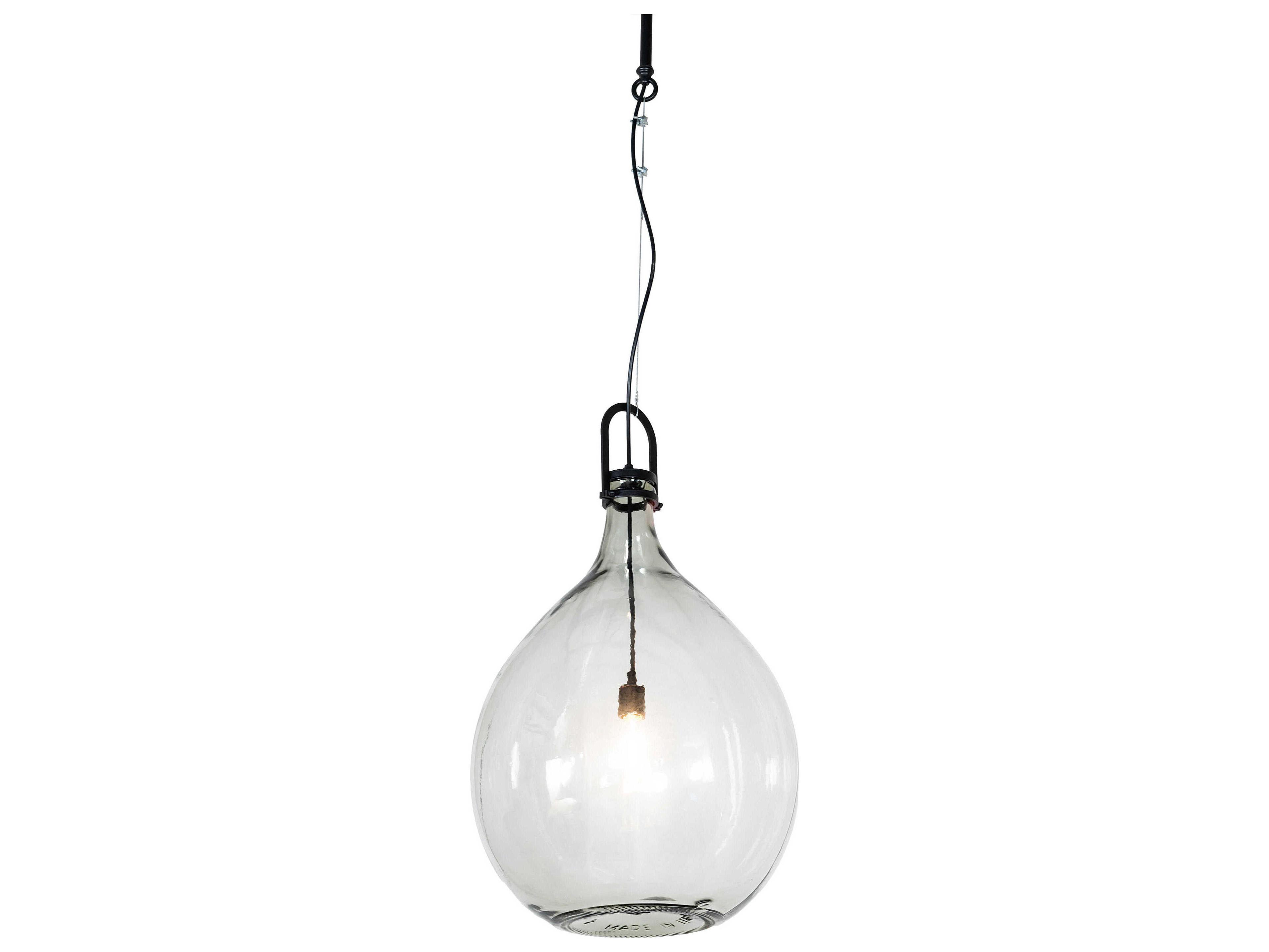 Euri Tanta 1-Light Textured Black Pendant