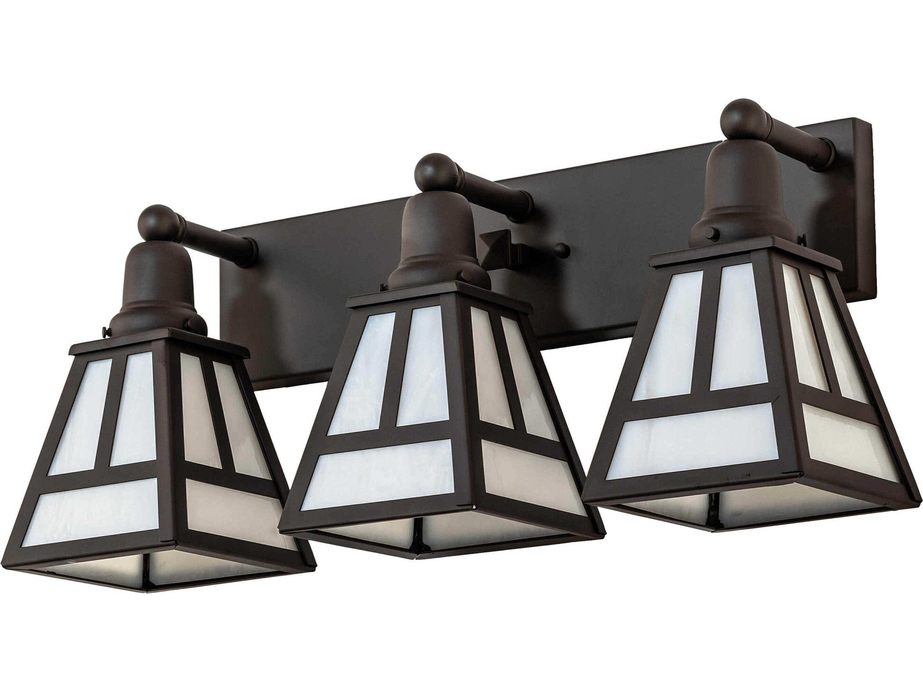Meyda T-mission 3-Light Oil Rubbed Bronze Vanity Light