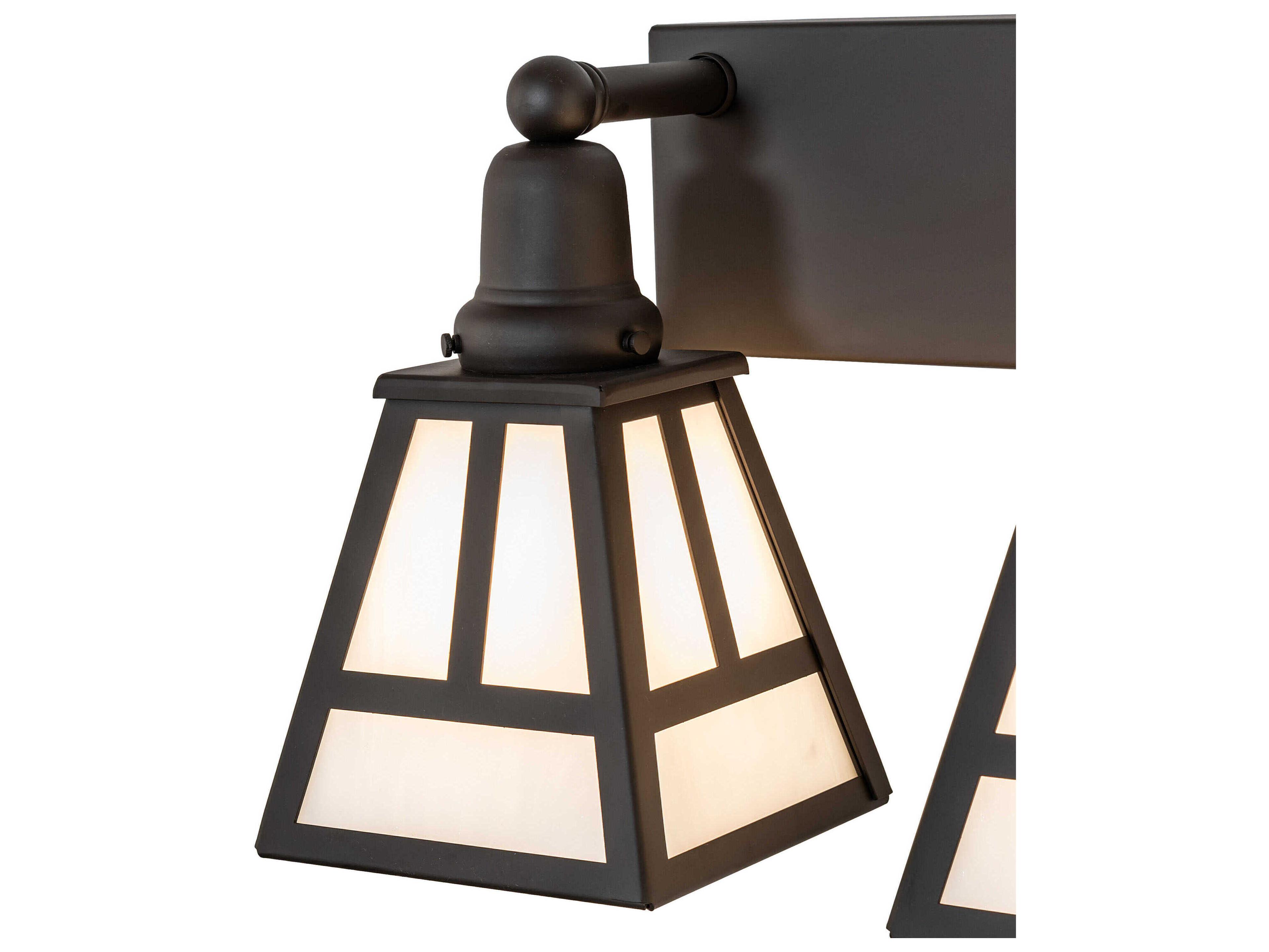 Meyda T-mission 3-Light Oil Rubbed Bronze Vanity Light