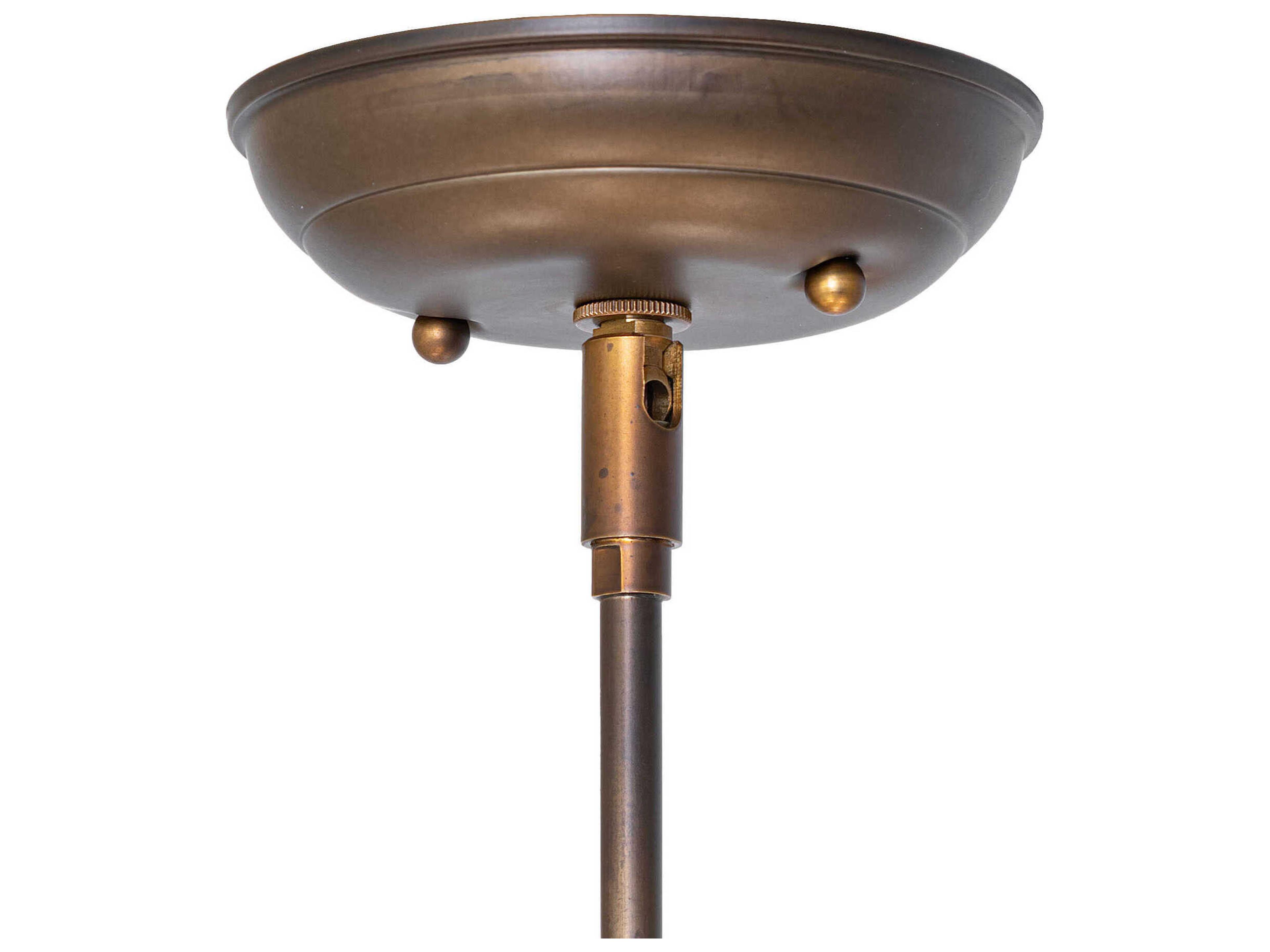 Meyda Smythe 4-Light Antique Copper Round Pendant