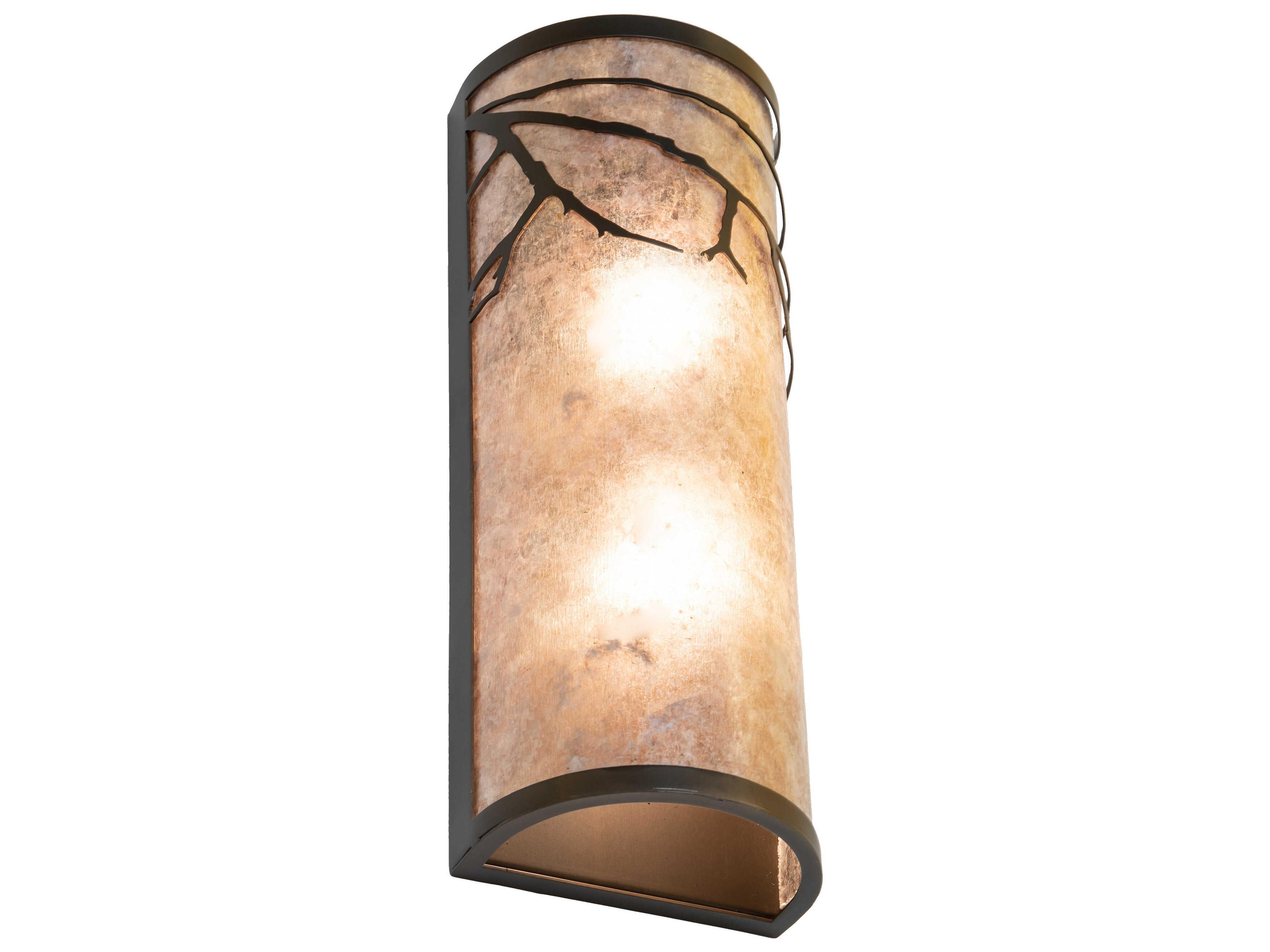Meyda Branches 2-Light Antique Copper Wall Sconce