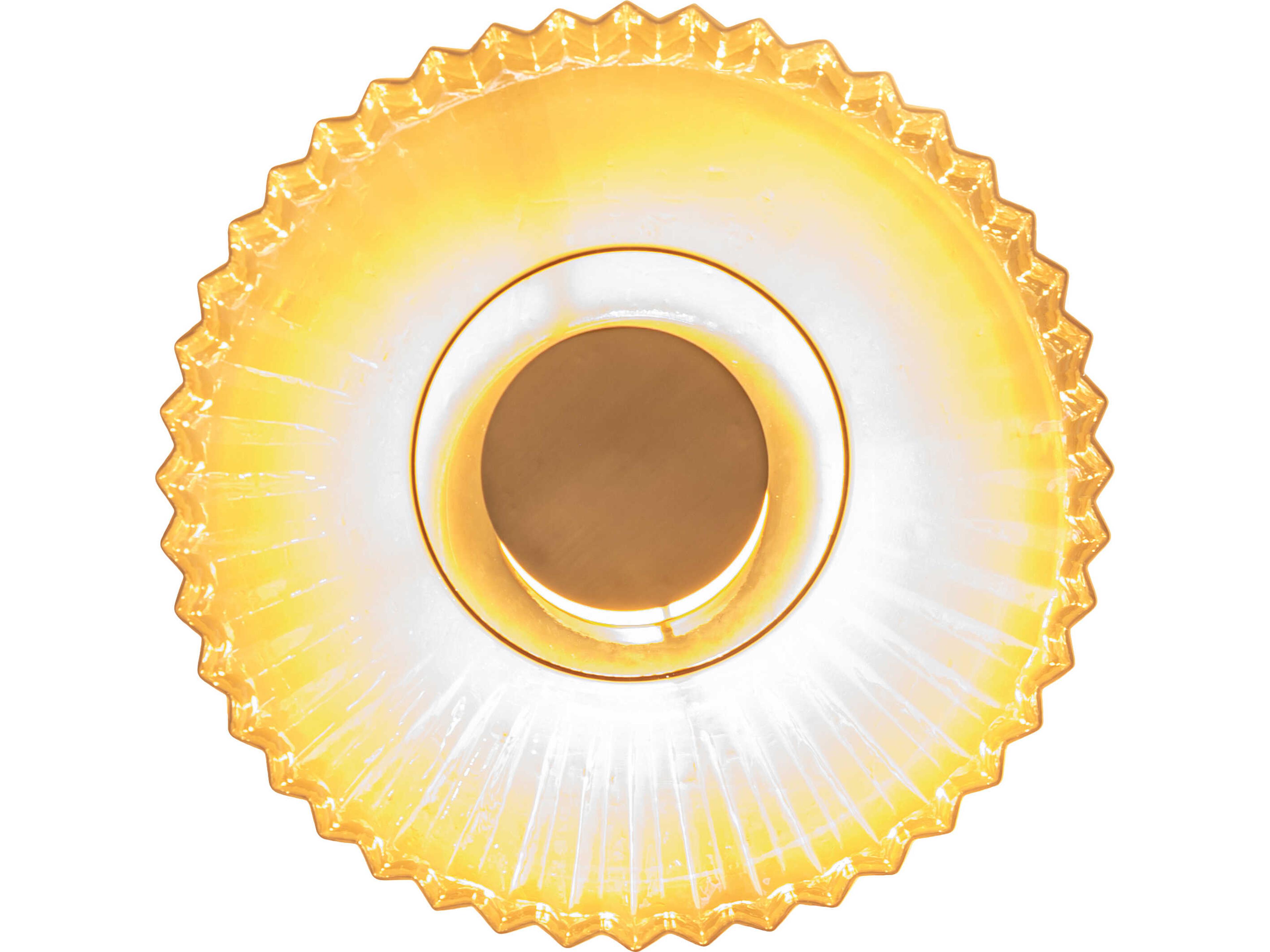 Meri Champagne Iridescent Glass Gold Wall Sconce