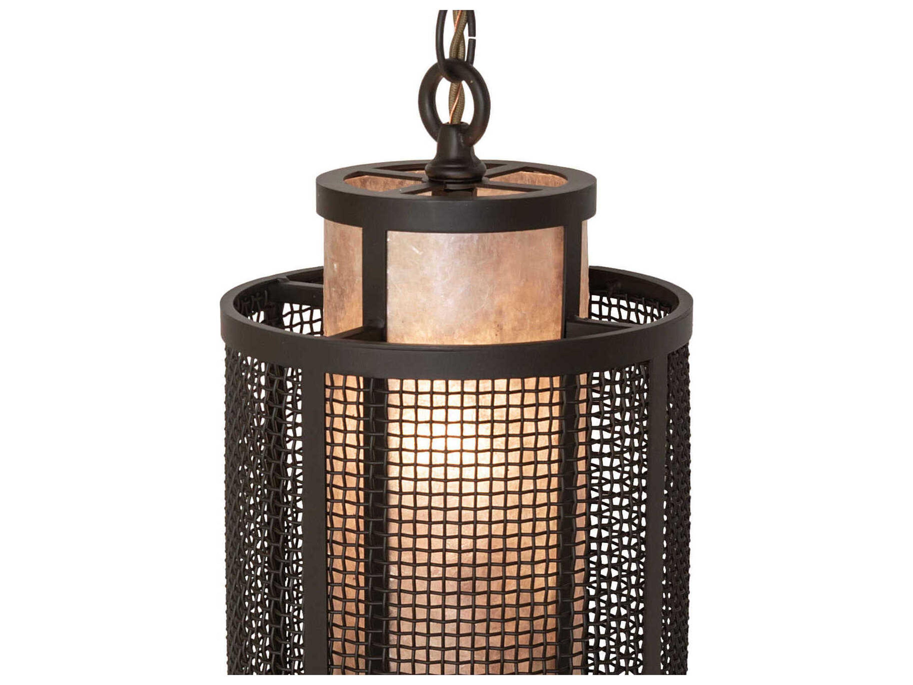 Meyda Cilindro 1-Light Oil Rubbed Bronze Mini Pendant