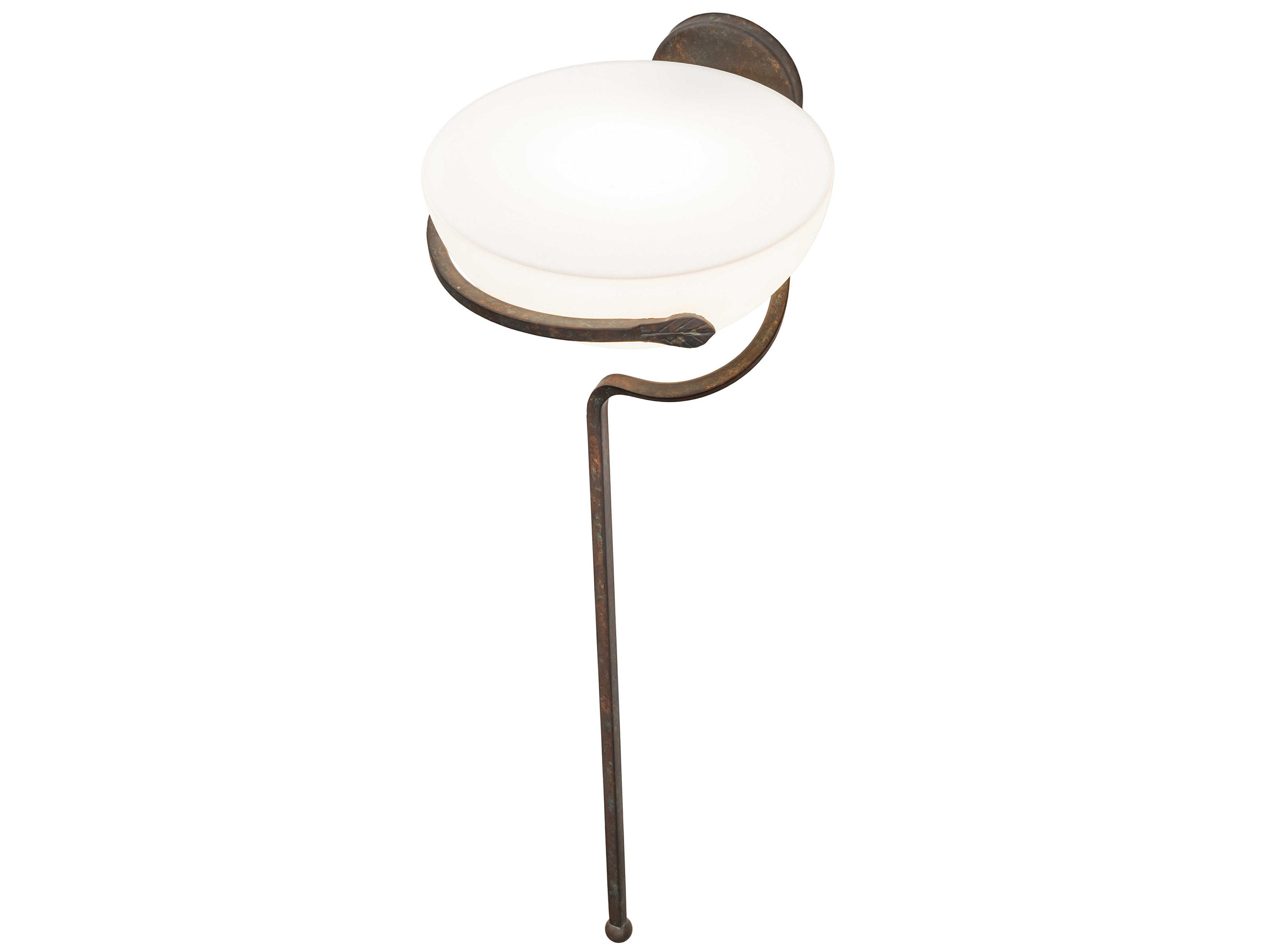 Meyda Cupula Leaf 1-Light Organic Rust Wall Sconce