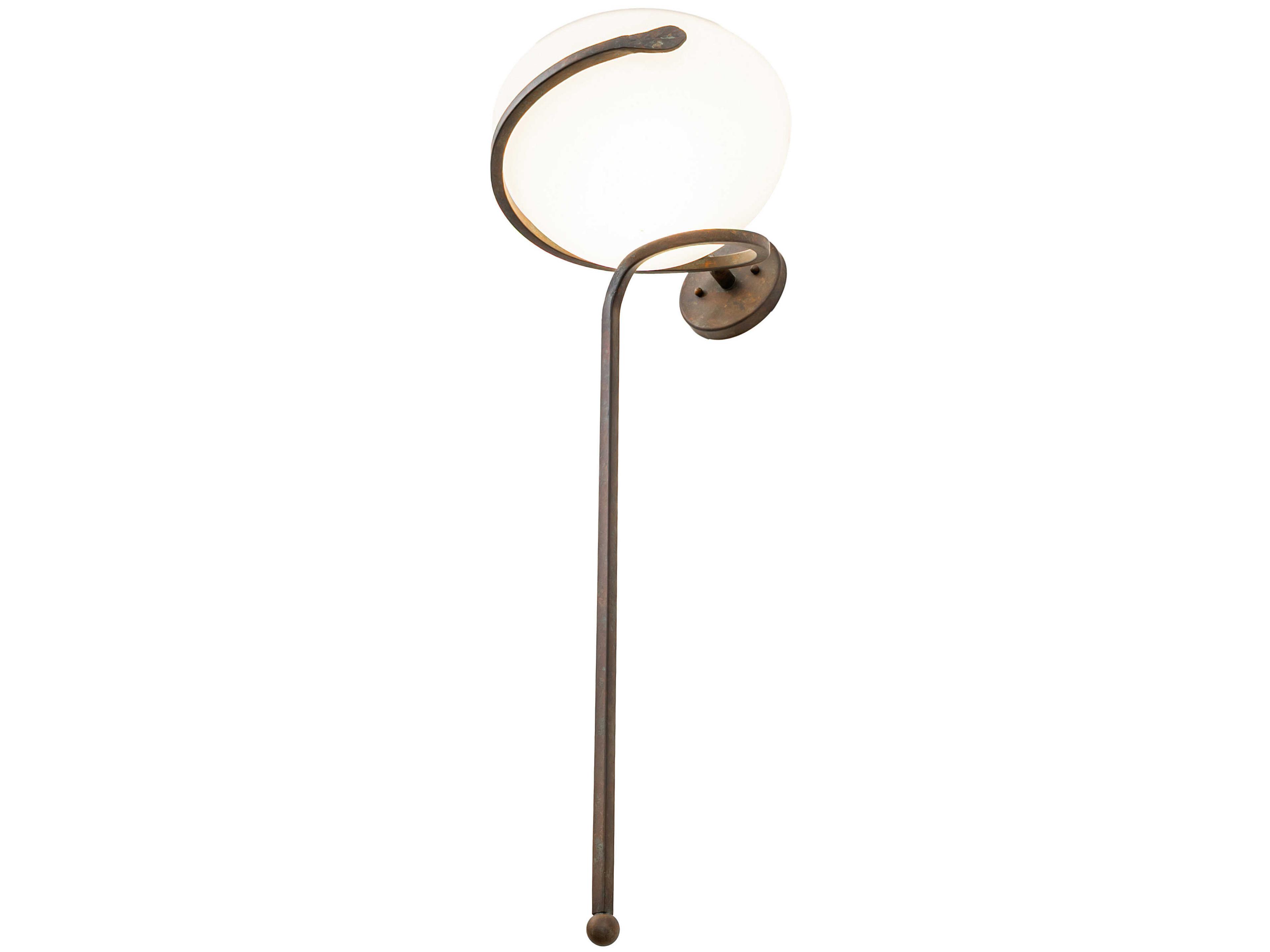 Meyda Cupula Leaf 1-Light Organic Rust Wall Sconce