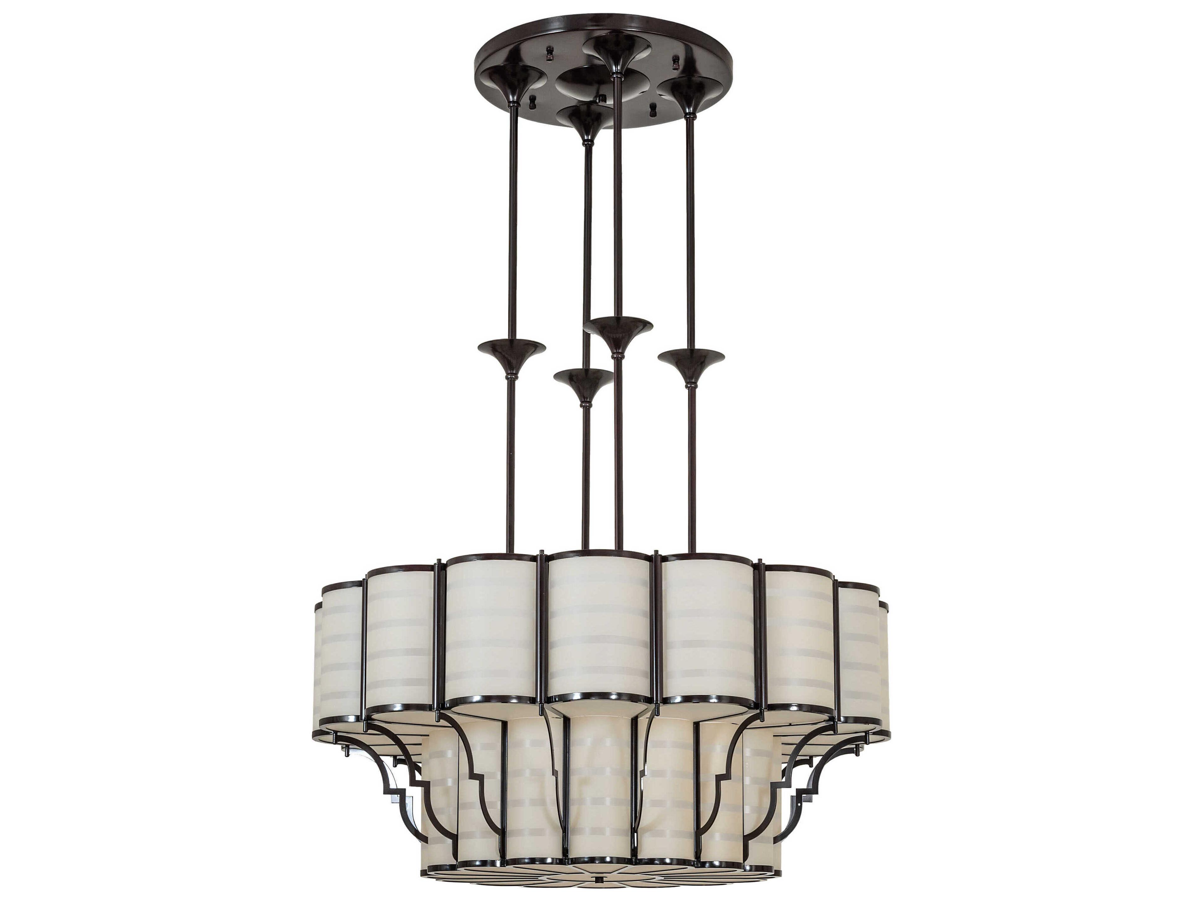 Meyda Alastair 12-Light Dark Bronze Traditional Pendant