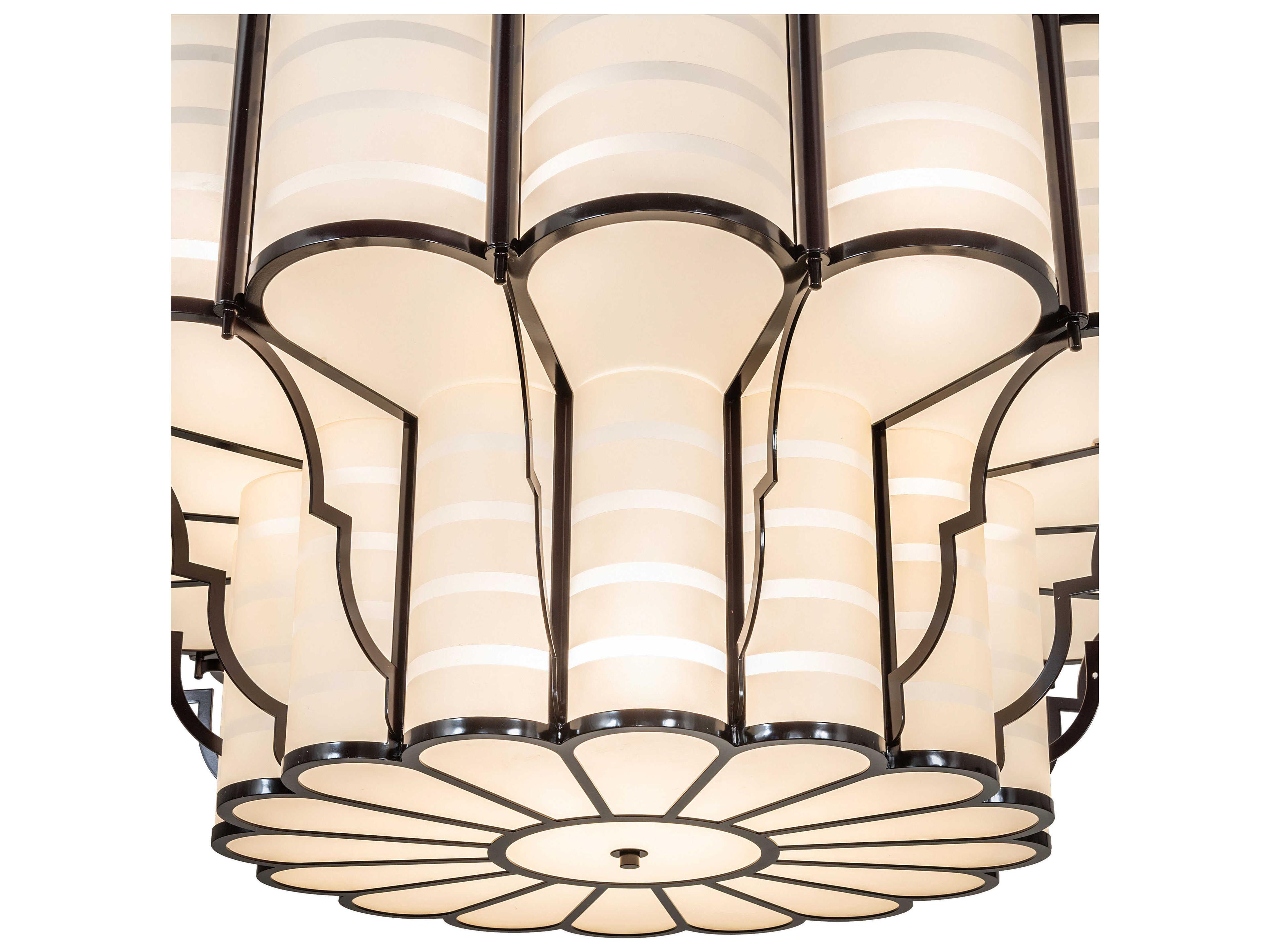 Meyda Alastair 12-Light Dark Bronze Traditional Pendant