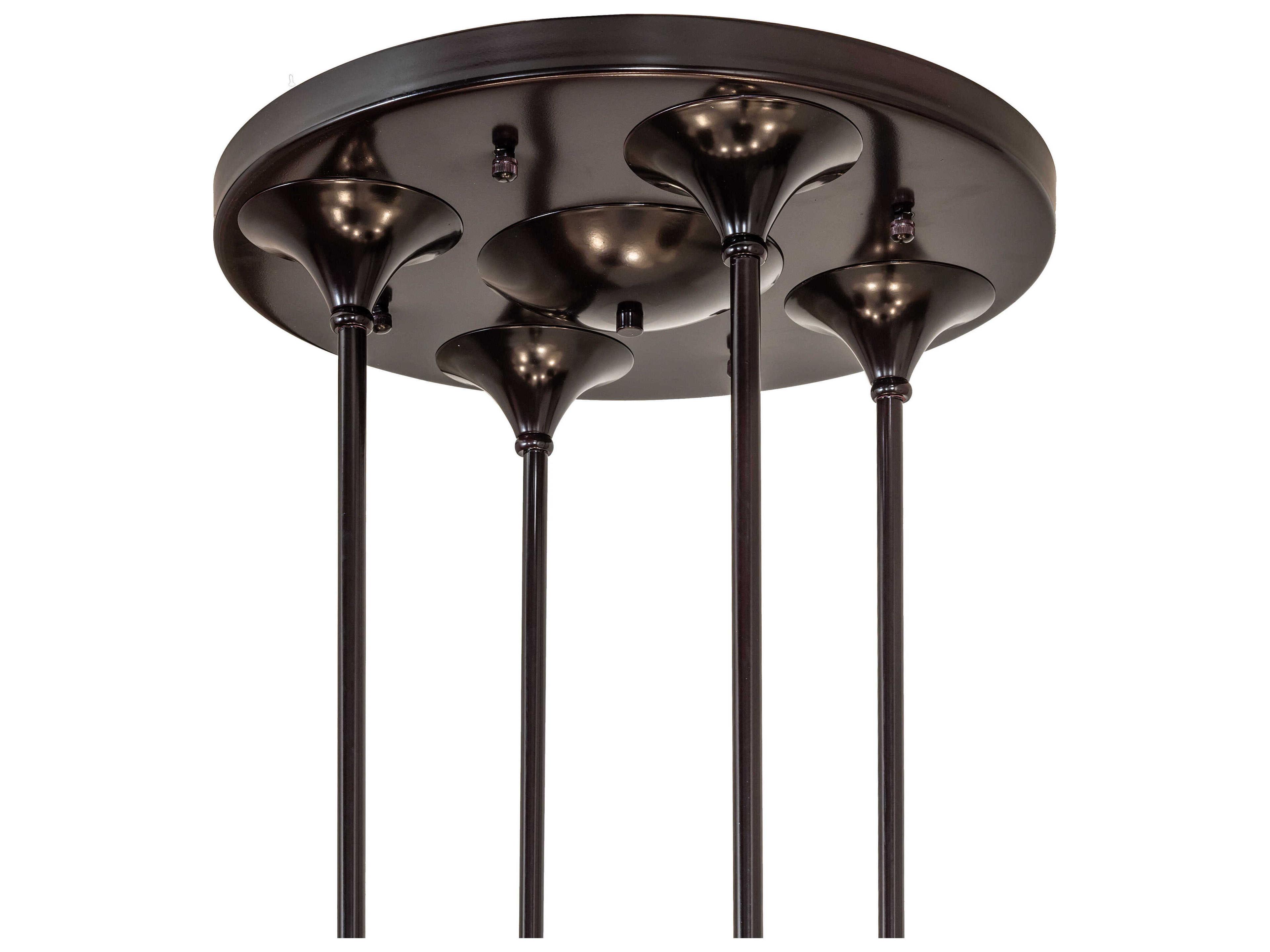 Meyda Alastair 12-Light Dark Bronze Traditional Pendant