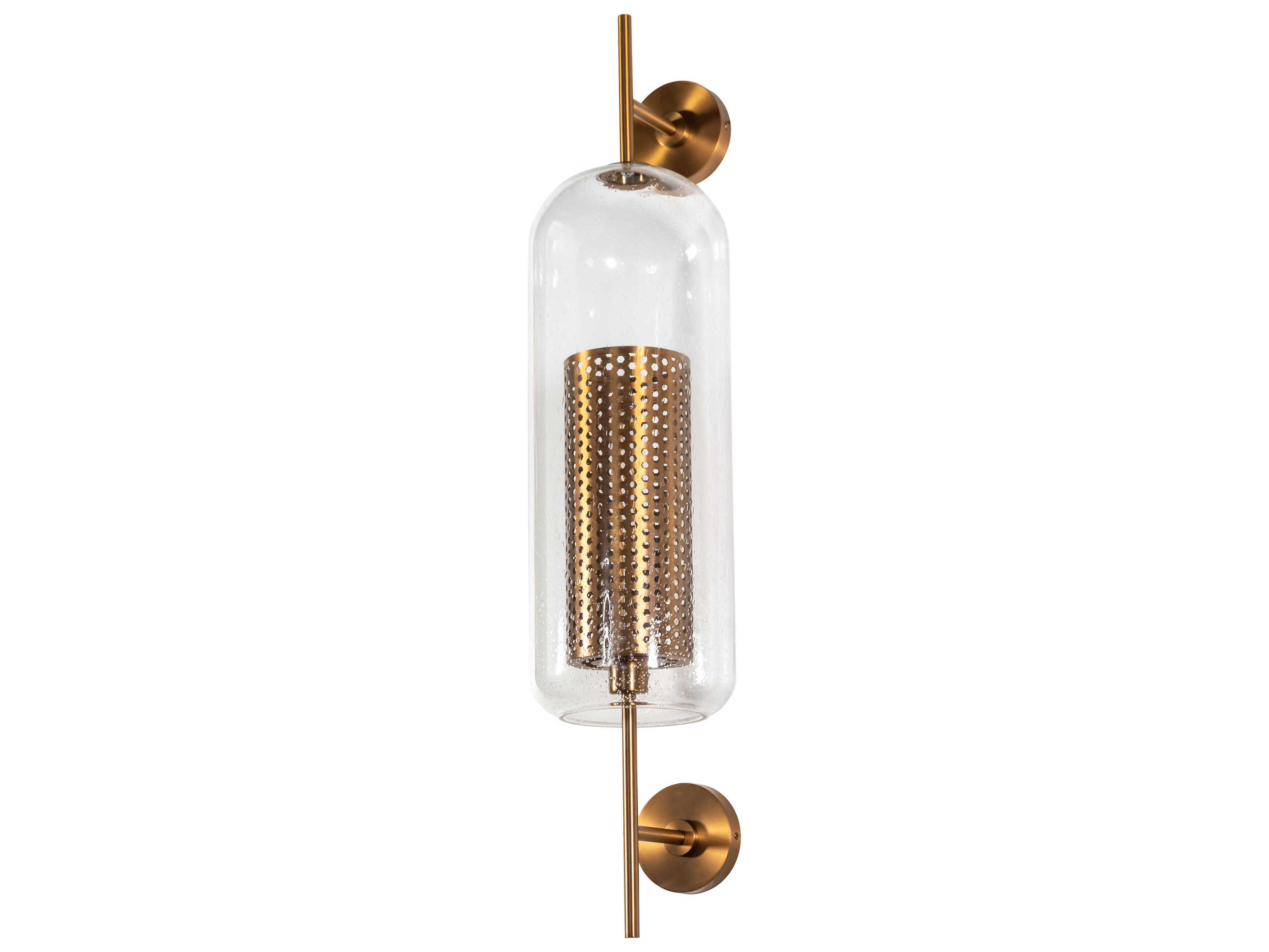 Meyda 1-Light Antique Brass Wall Sconce