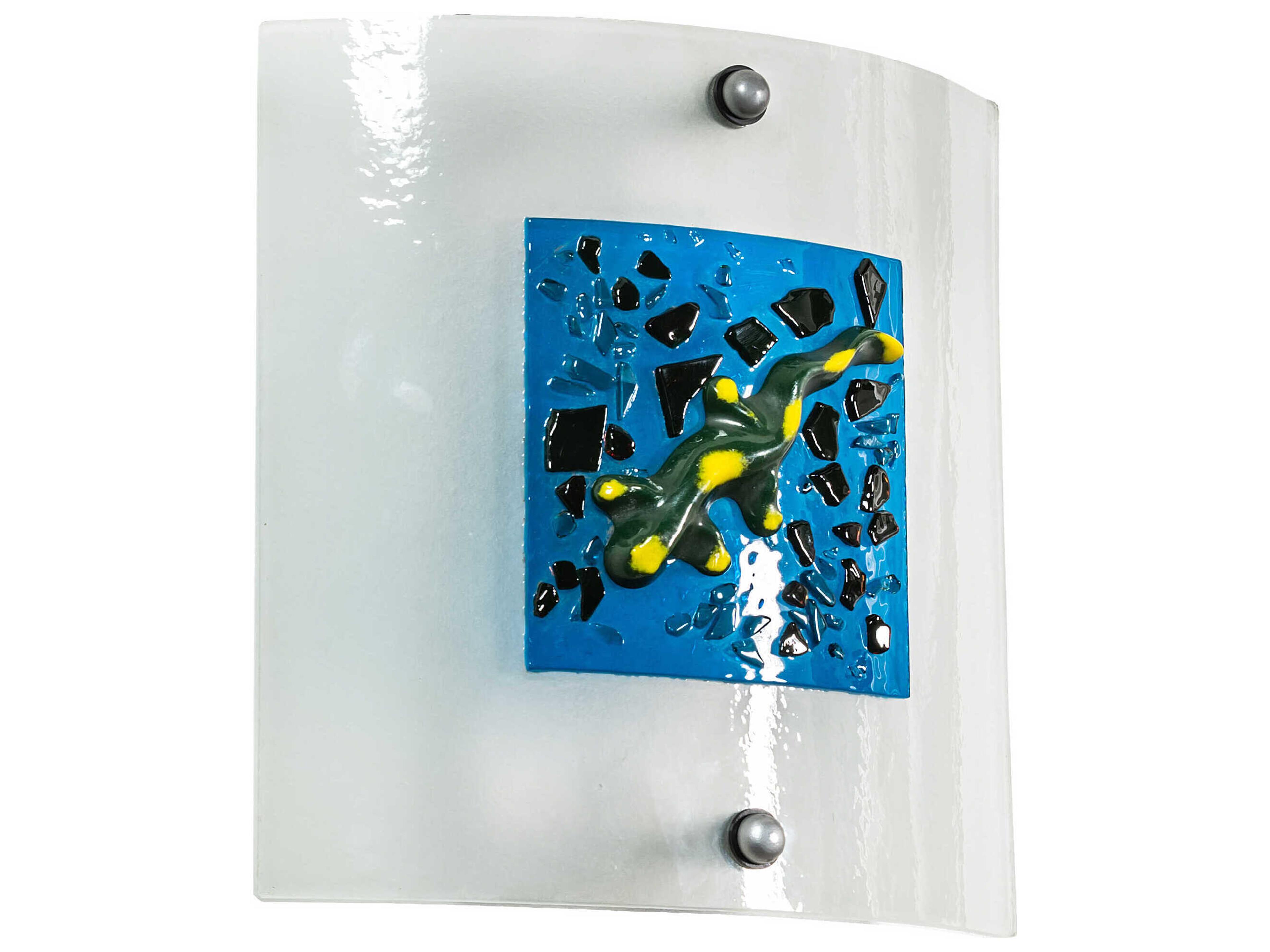 Meyda Metro Fusion 1-Light White Wall Sconce