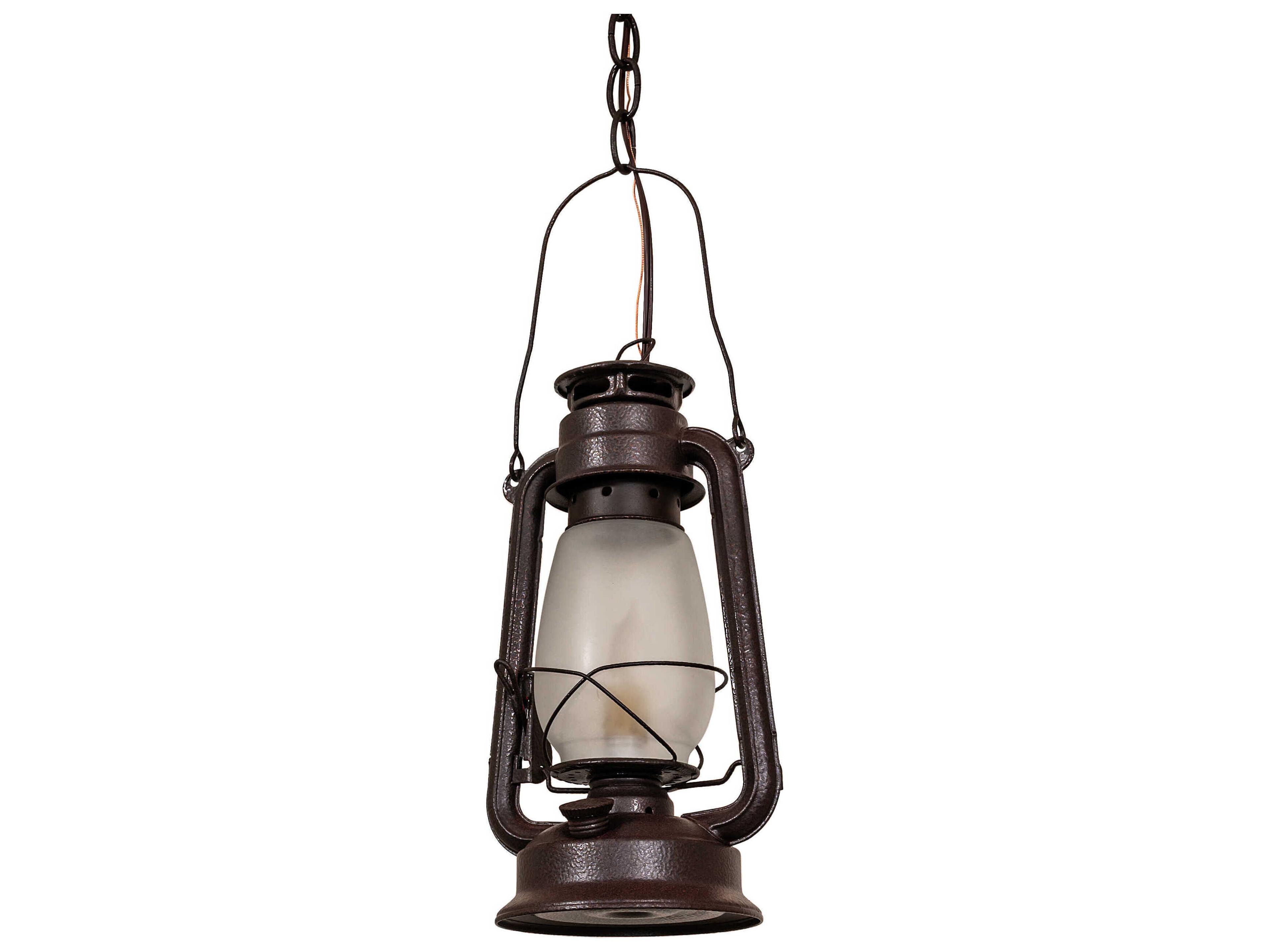 Meyda Miners Lantern 1-Light Outdoor Hanging Light