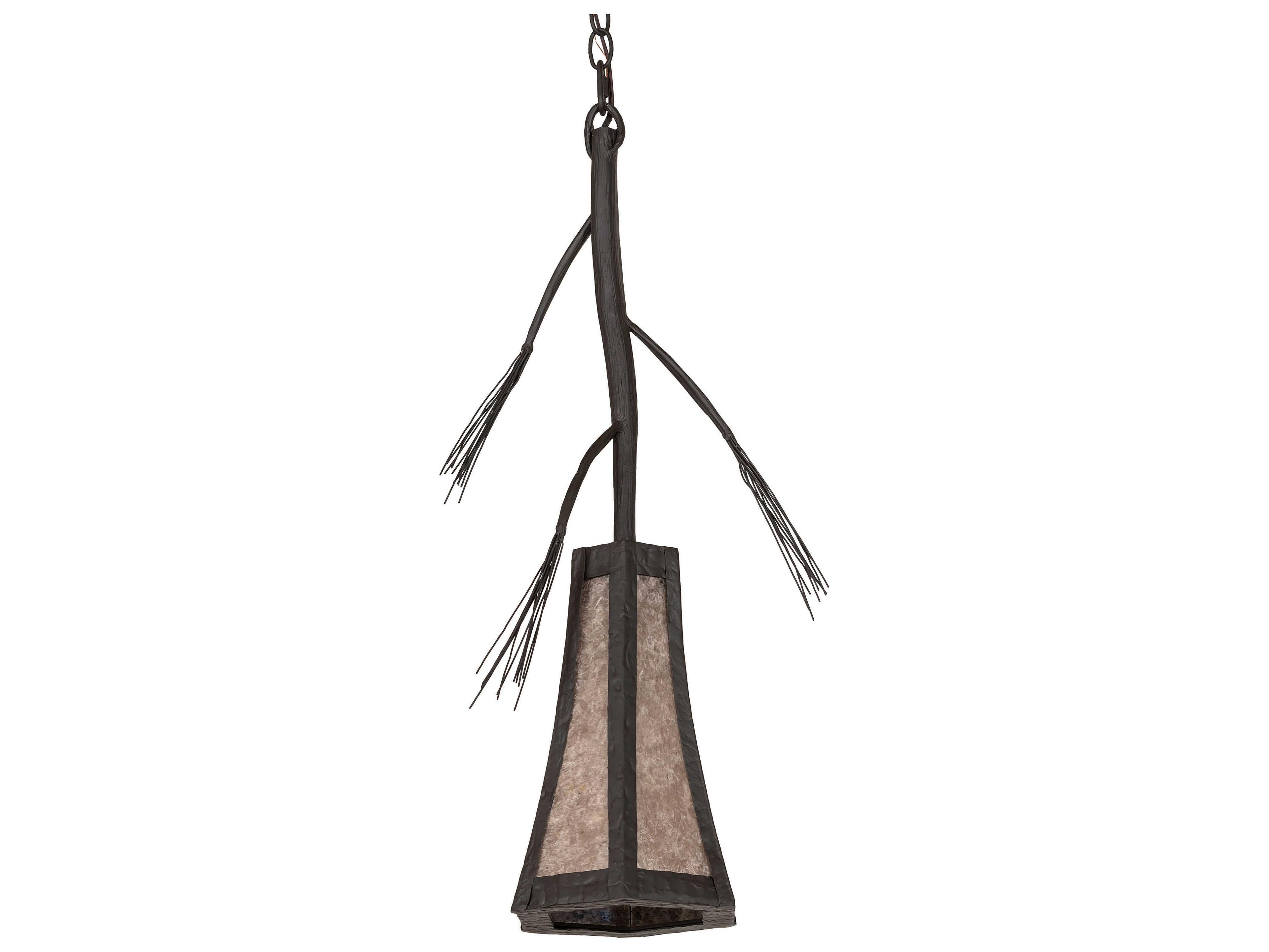 Meyda Lone Pine 1-Light Oil Rubbed Bronze Mini Pendant