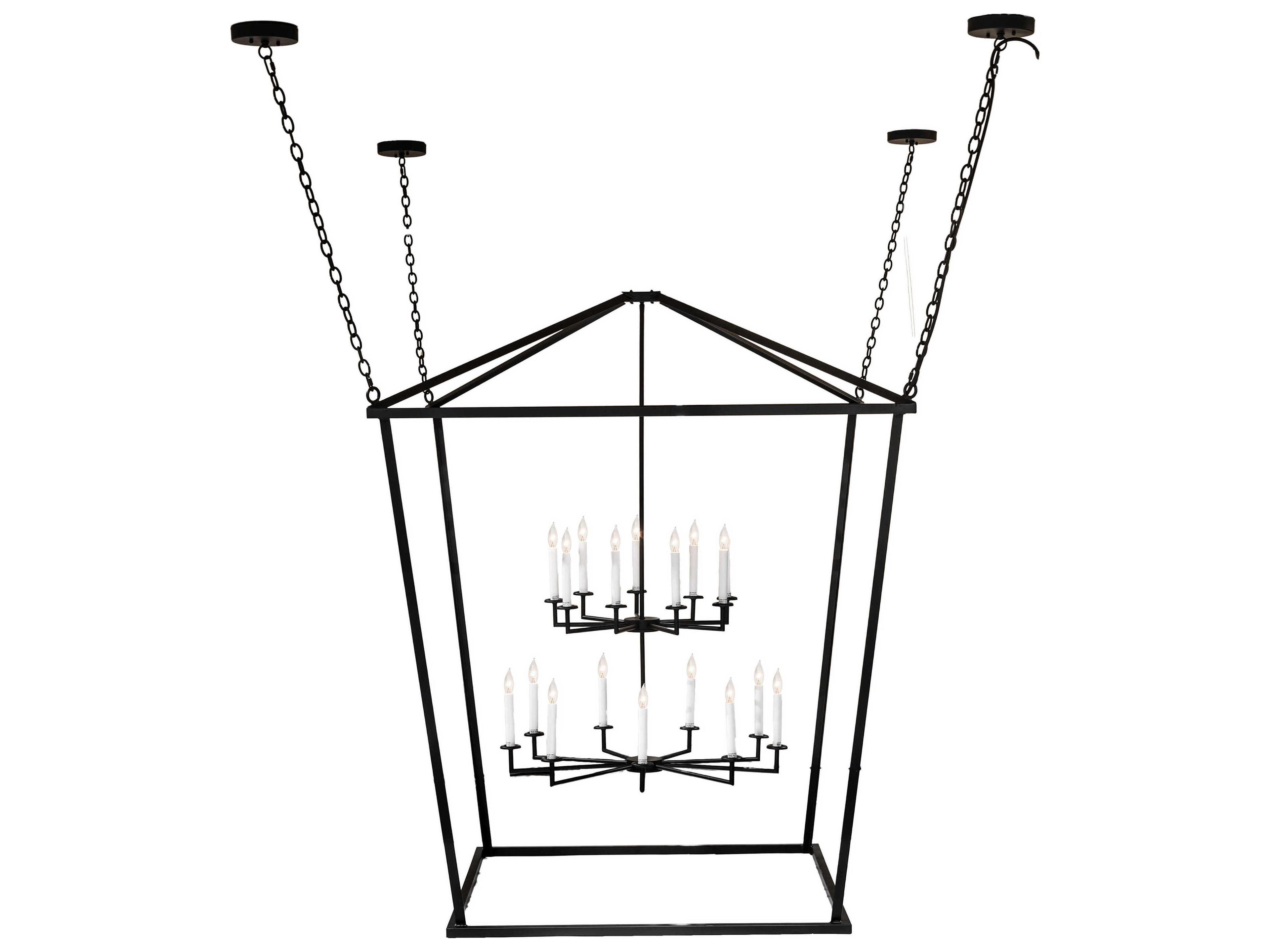 Meyda Kitzi 18-Light Flat Black Pendant