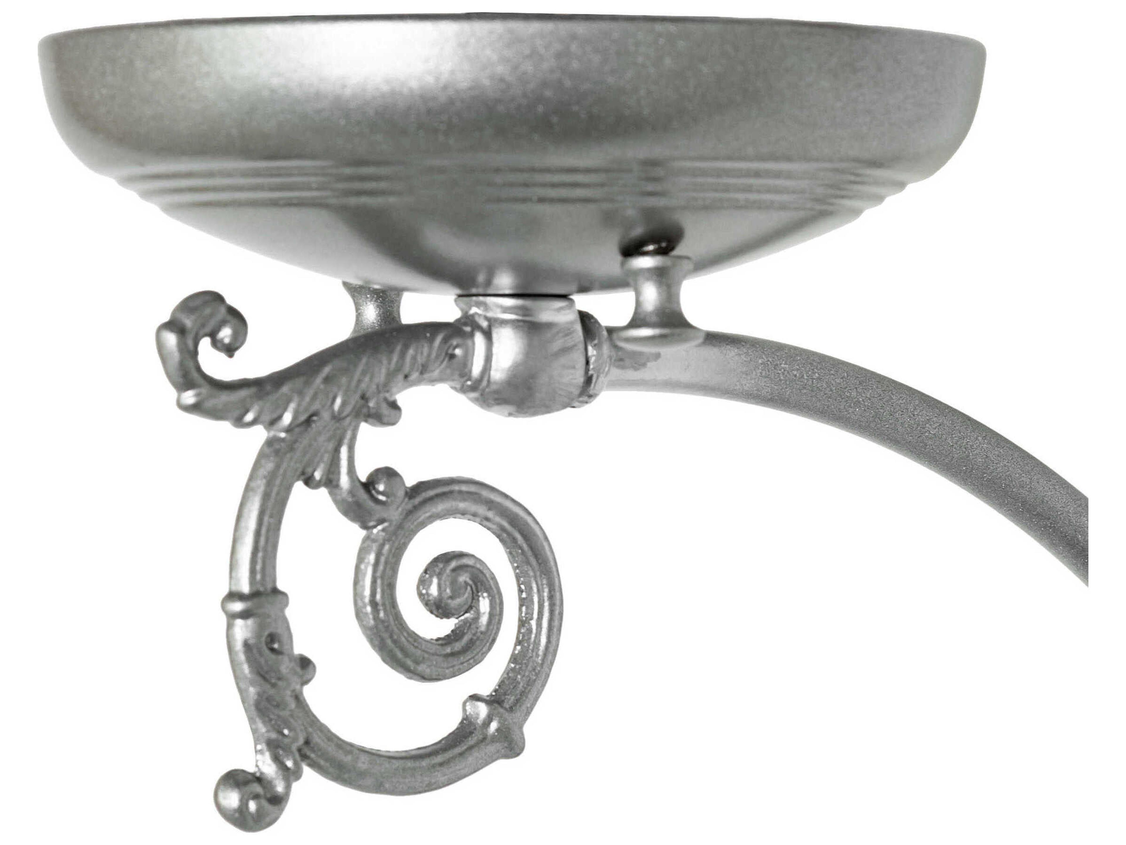 Meyda Gas Reproduction 1-Light Light Sandstone Semi Flush Mount