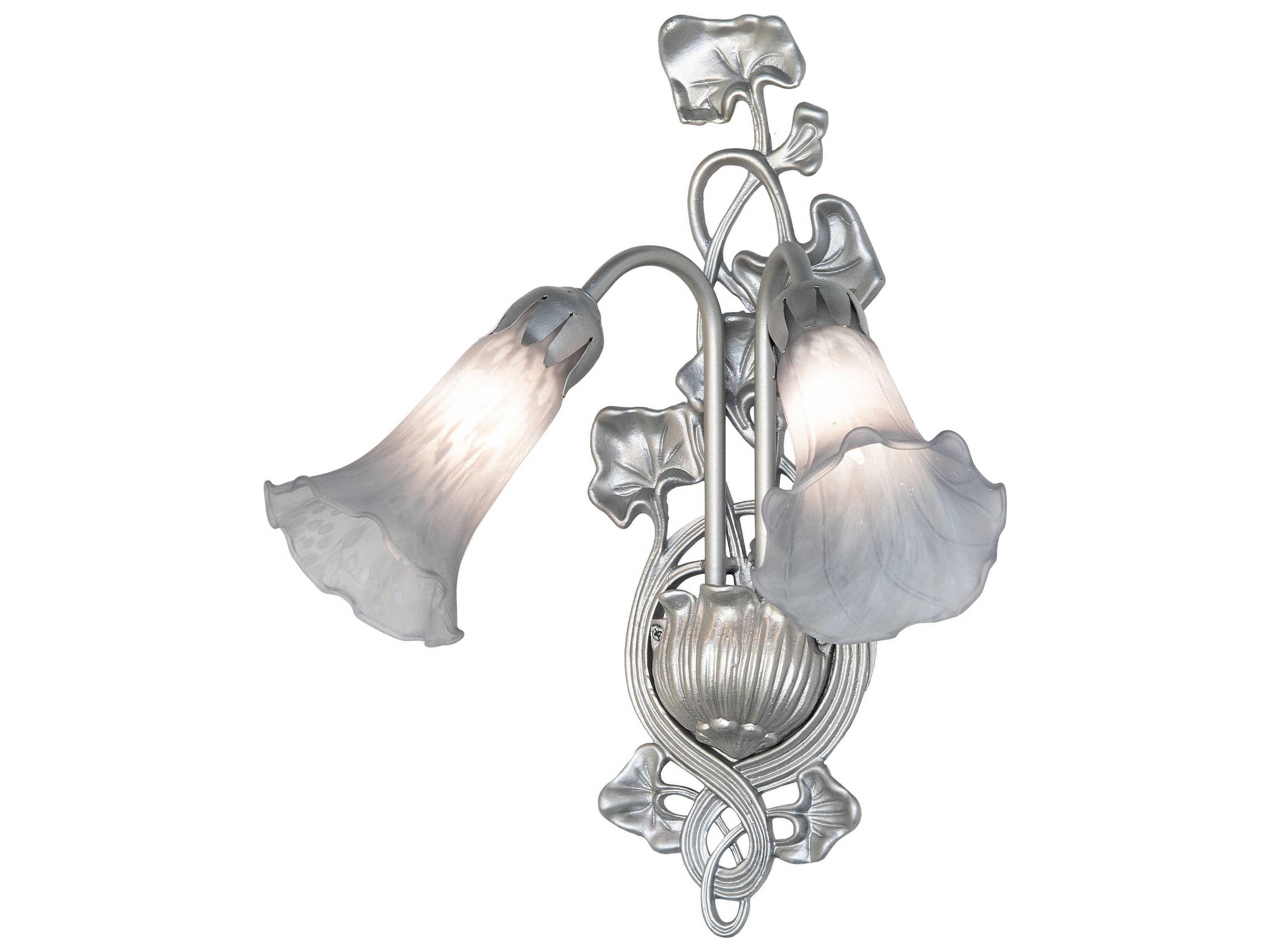 Meyda Tiffany Pond Lily 2-Light Light Sandstone Wall Sconce